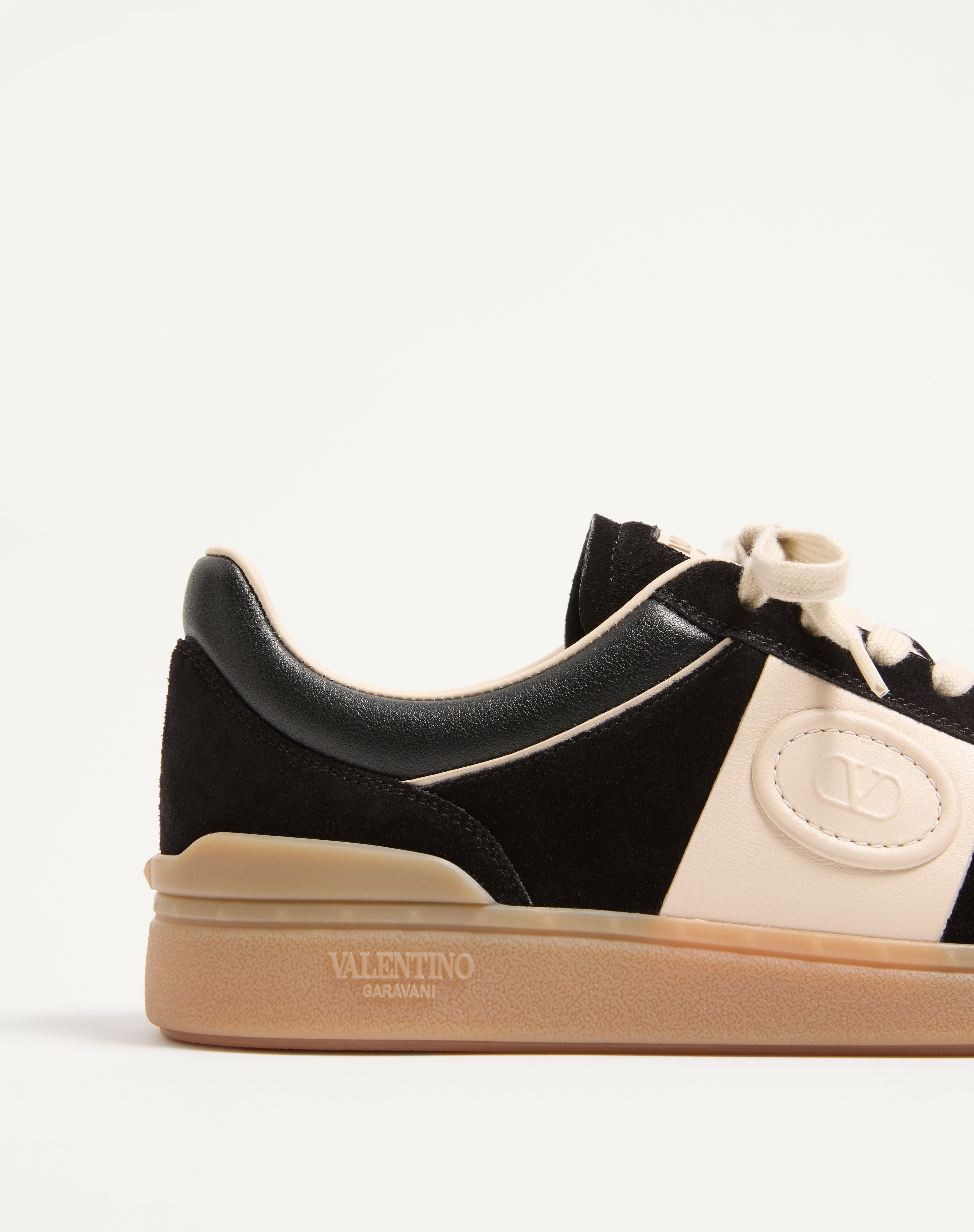 UPVILLAGE LOW TOP SNEAKER IN SPLIT LEATHER AND CALFSKIN NAPPA LEATHER - 8