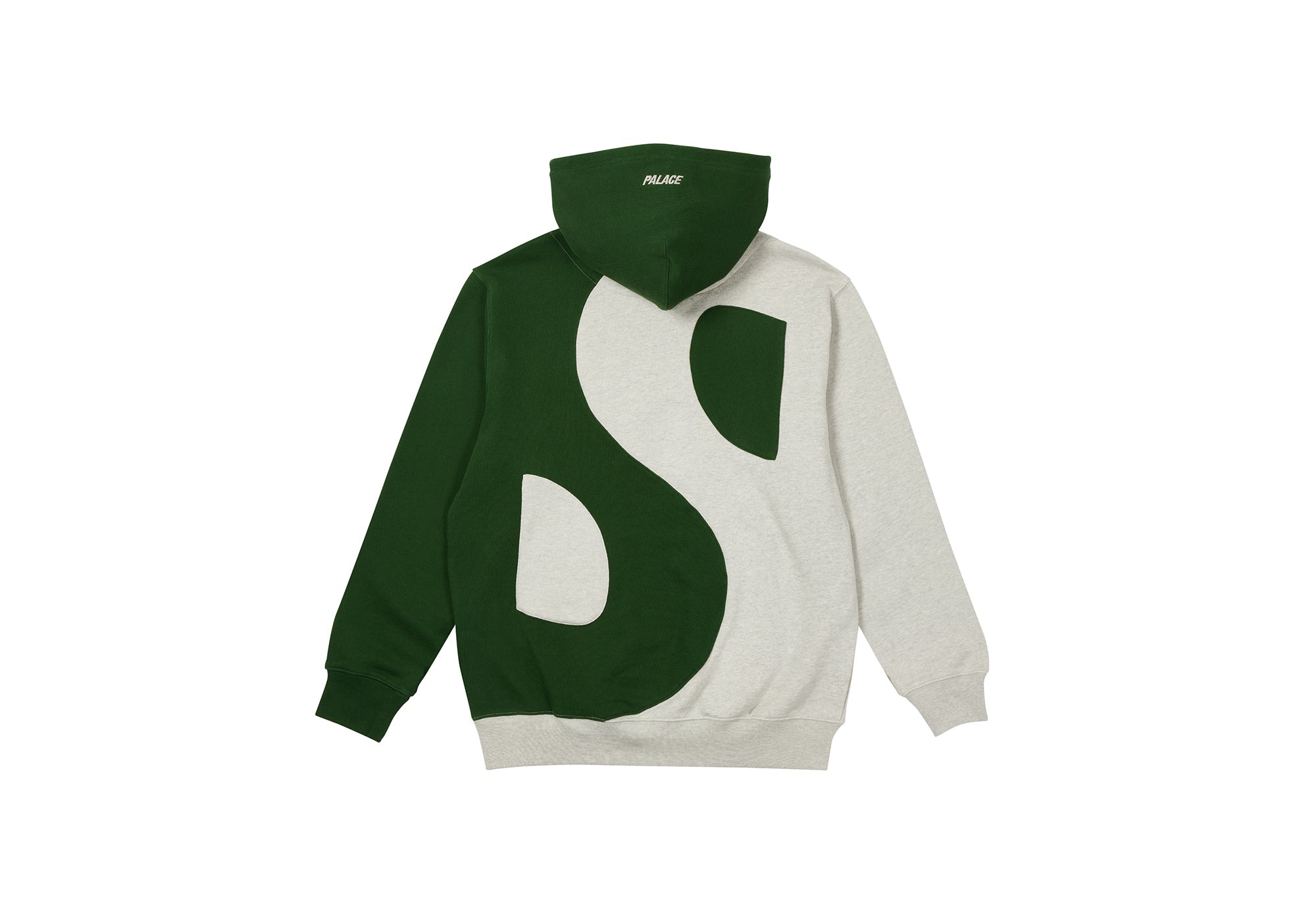 YIN YANG HOOD GREY MARL / GREEN - 2