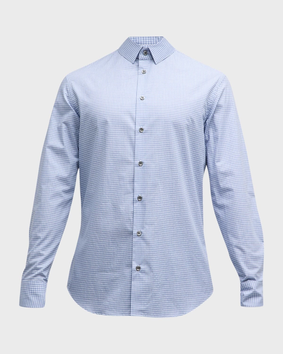 Men's Micro-Box Cotton Sport Shirt - 1