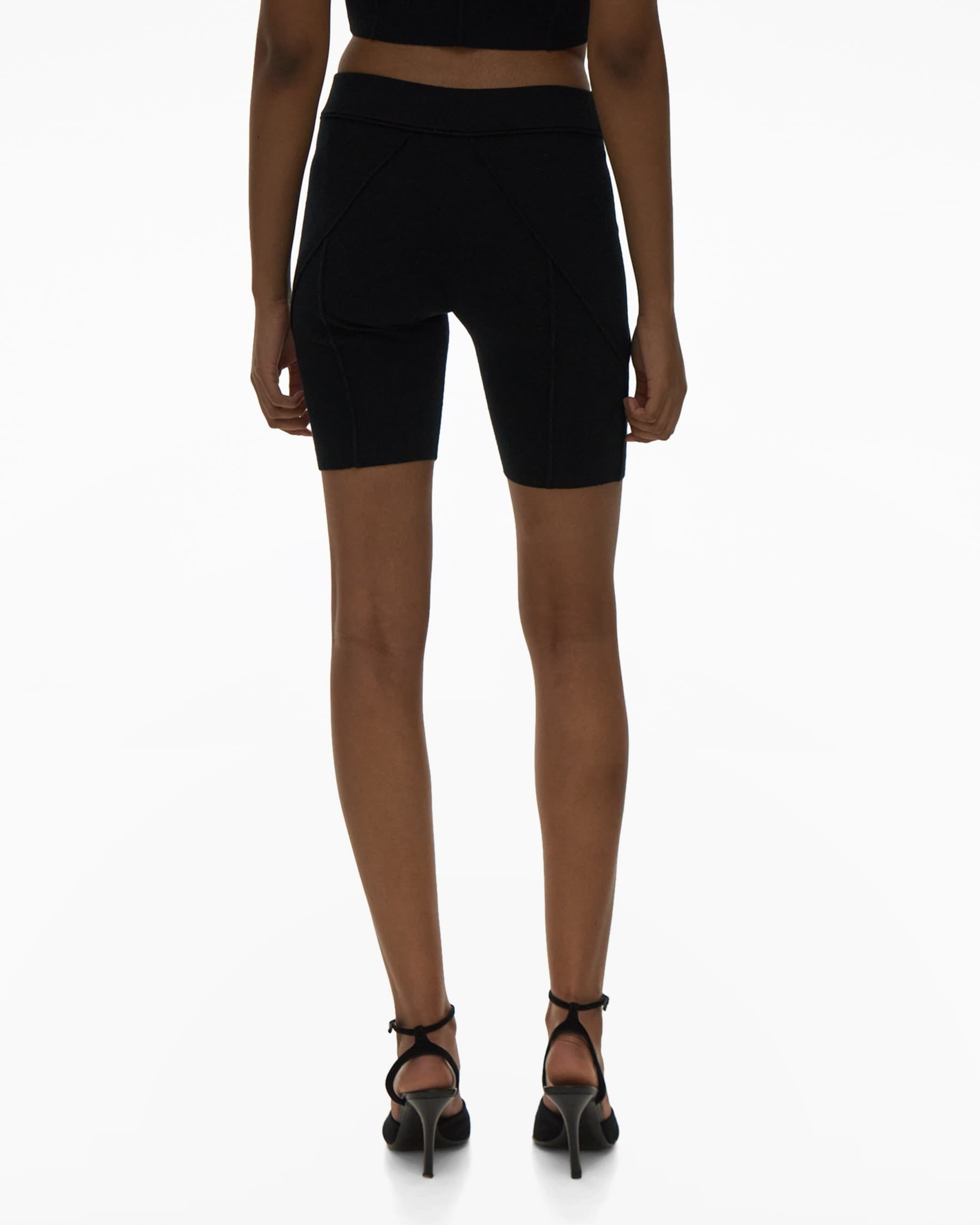 RIBBED BIKE SHORT - 4