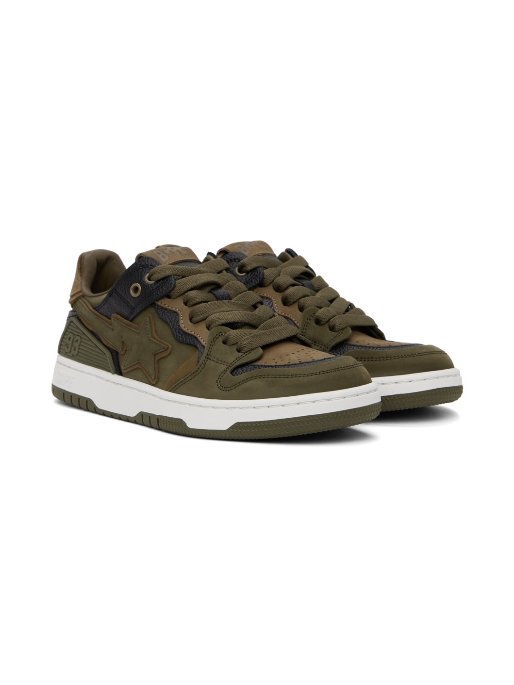 Green & Brown SK8 STA #6 M1 Sneakers - 4