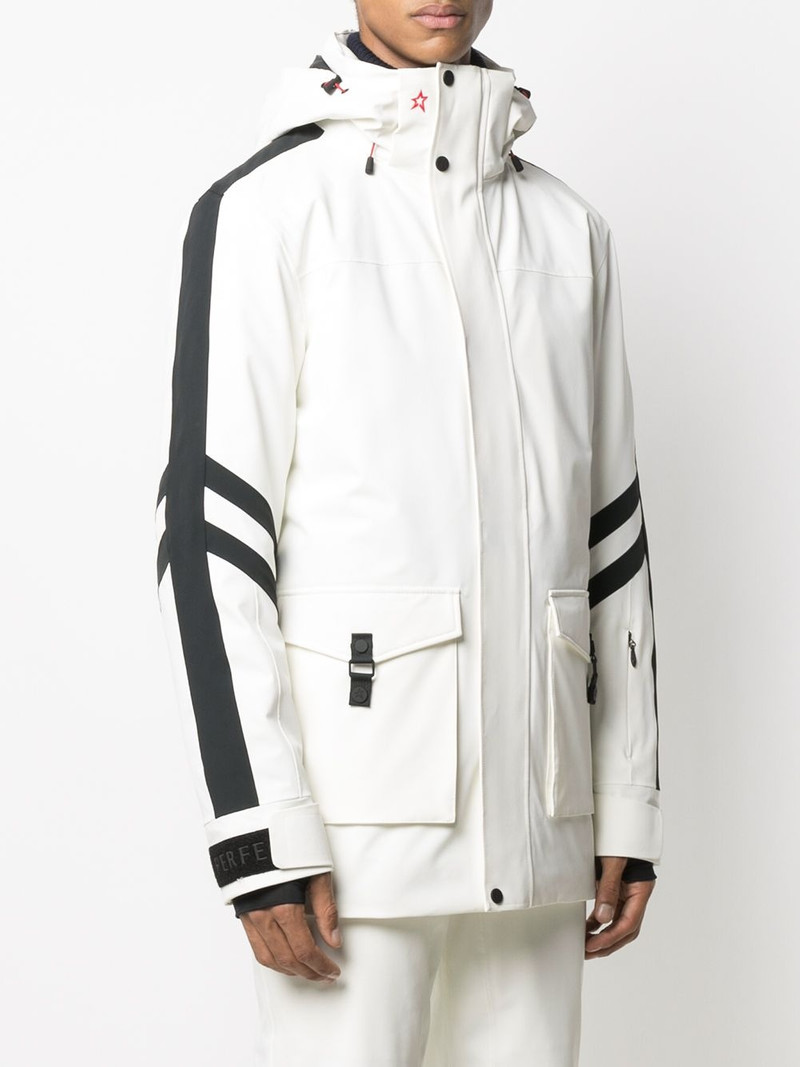 side stripe detail hooded jacket 3