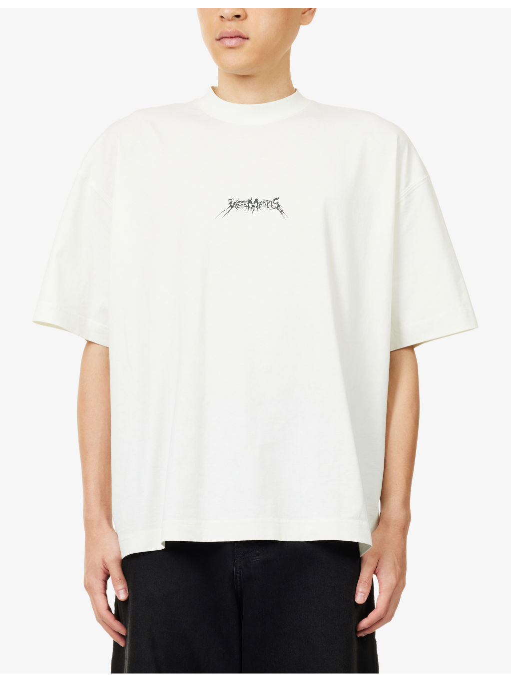 Relaxed-Fit Short-Sleeves Cotton-Jersey T-Shirt - 3