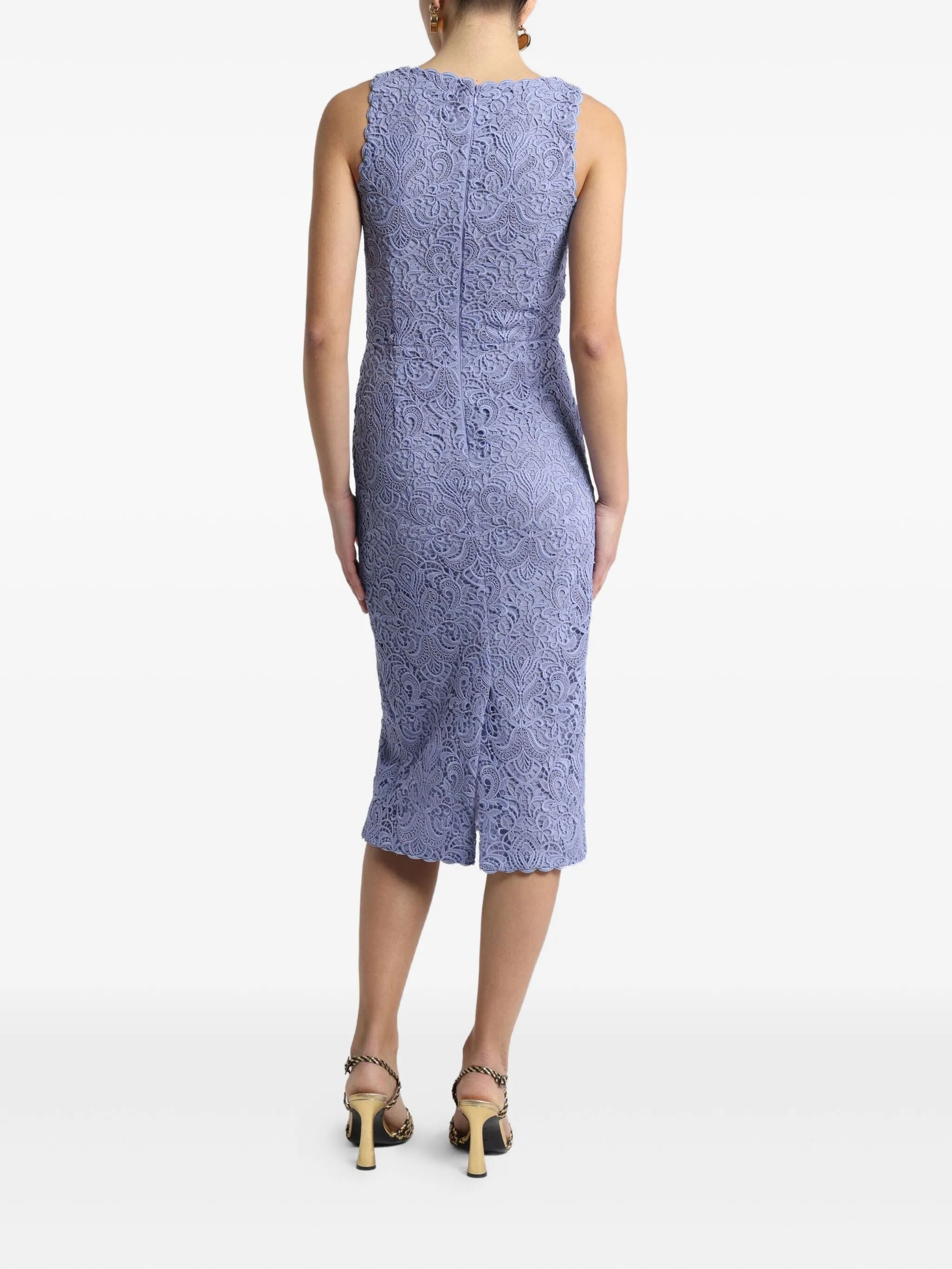 Macramé Mini Dress - 4