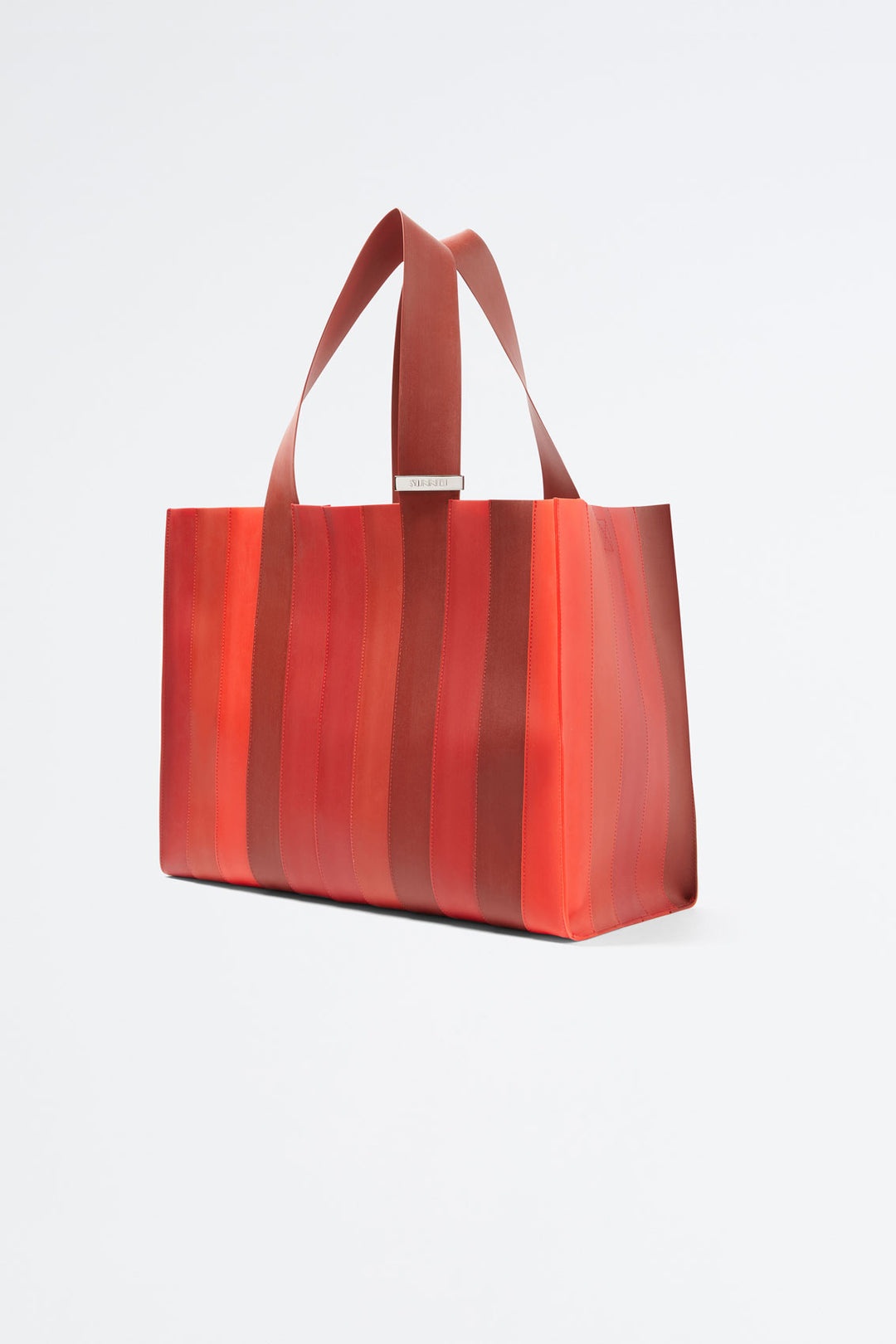 GRADIENT RED PUDDING PARALLELEPIPEDO BAG - 2