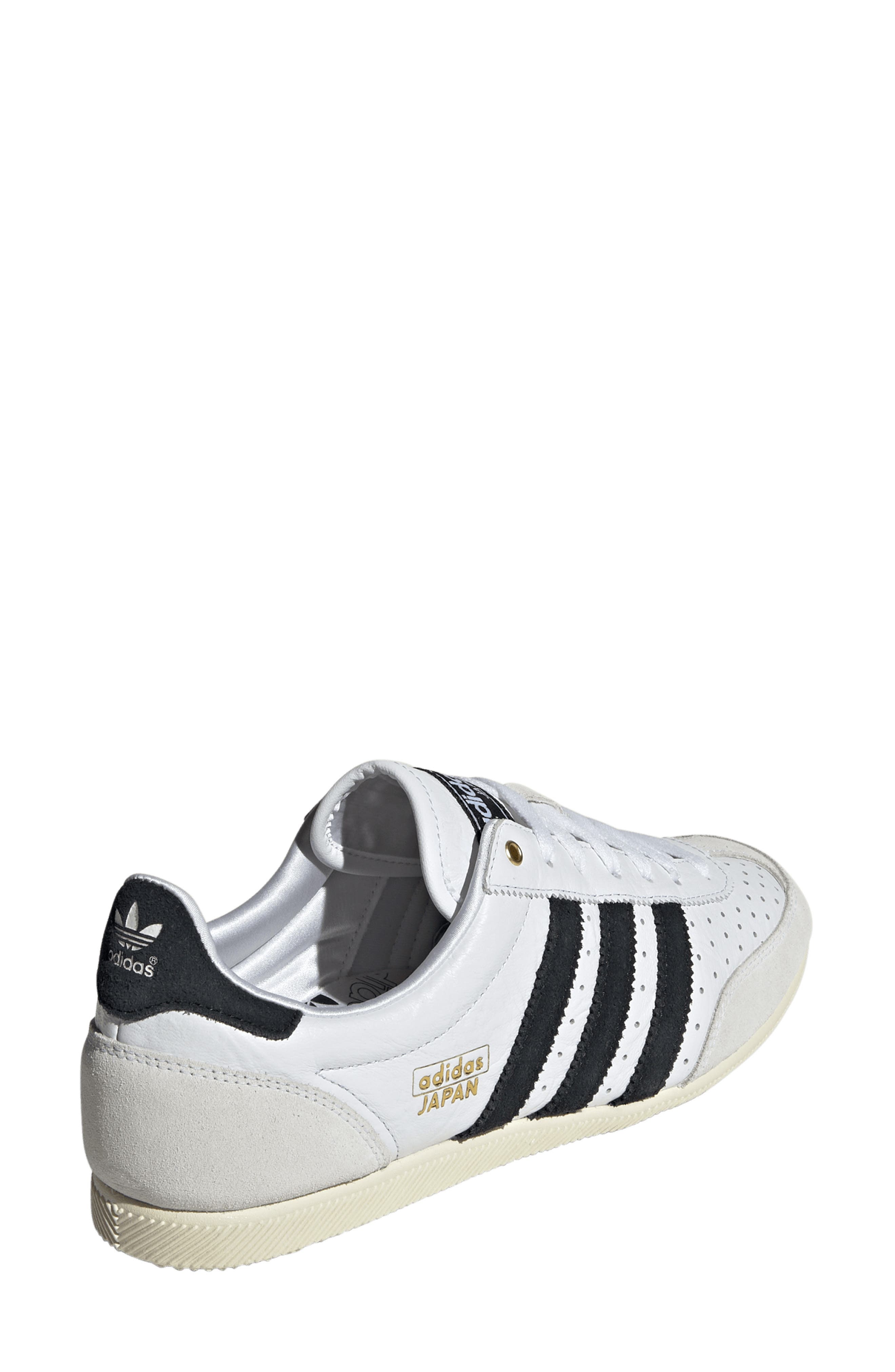 adidas Japan Low Top Sneaker in White/Core Black/Gold Met at Nordstrom - 2