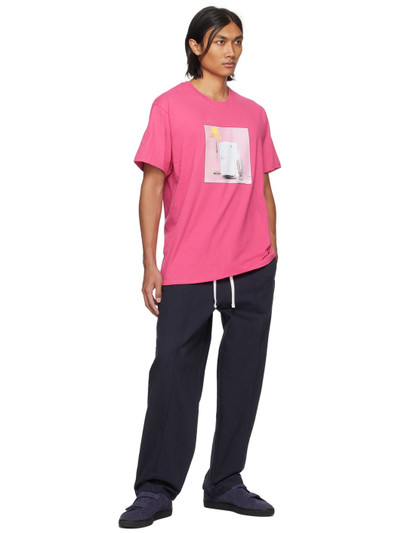 Noah Pink The Cure Printed T-Shirt outlook