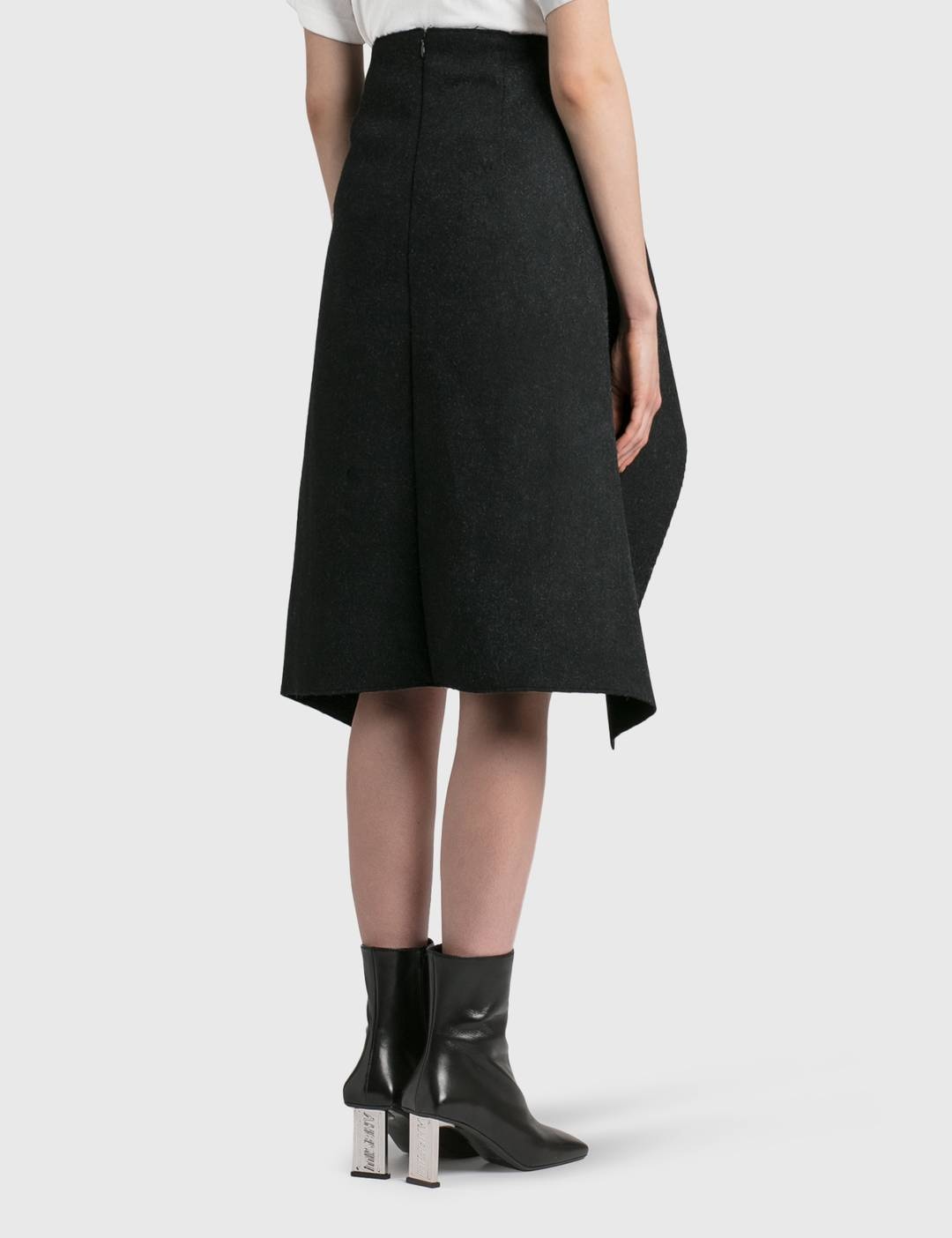 Wool Wing Skirt - 3