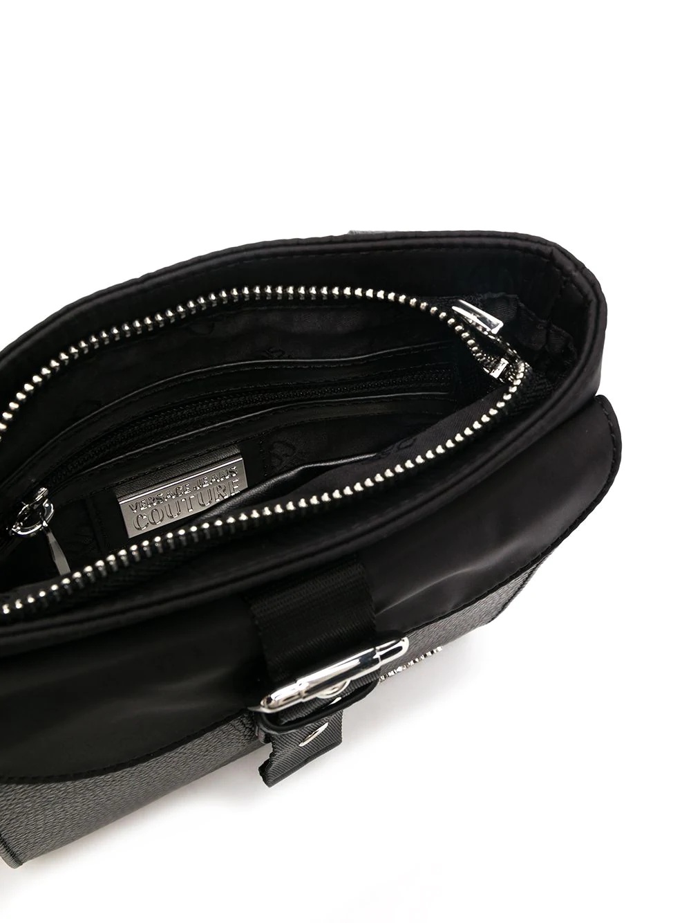 buckled flap pocket messenger bag - 5