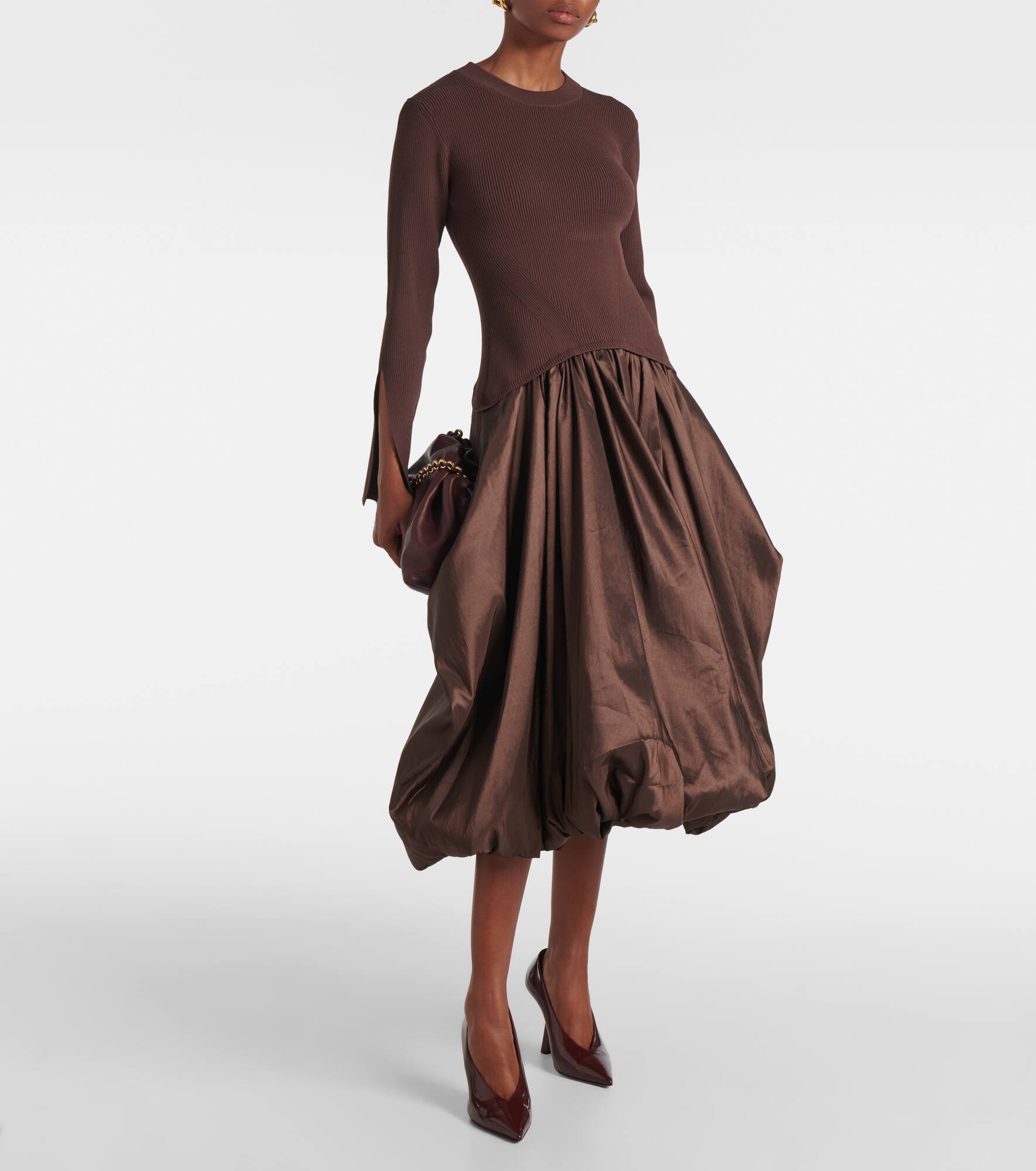 Kenlie gathered midi dress - 2