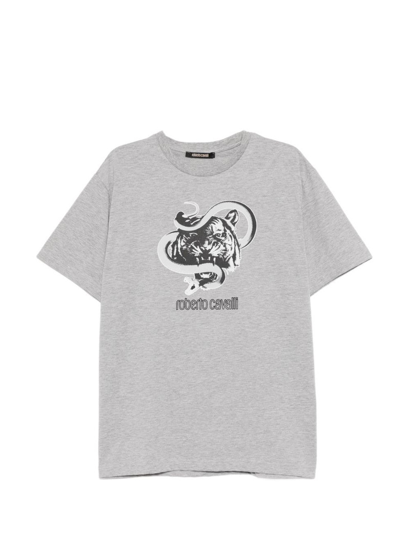 graphic-print crew-neck T-shirt 1