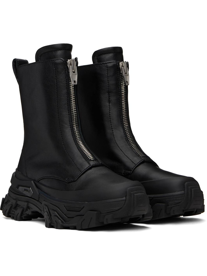 Black Signature Sole Boots 4