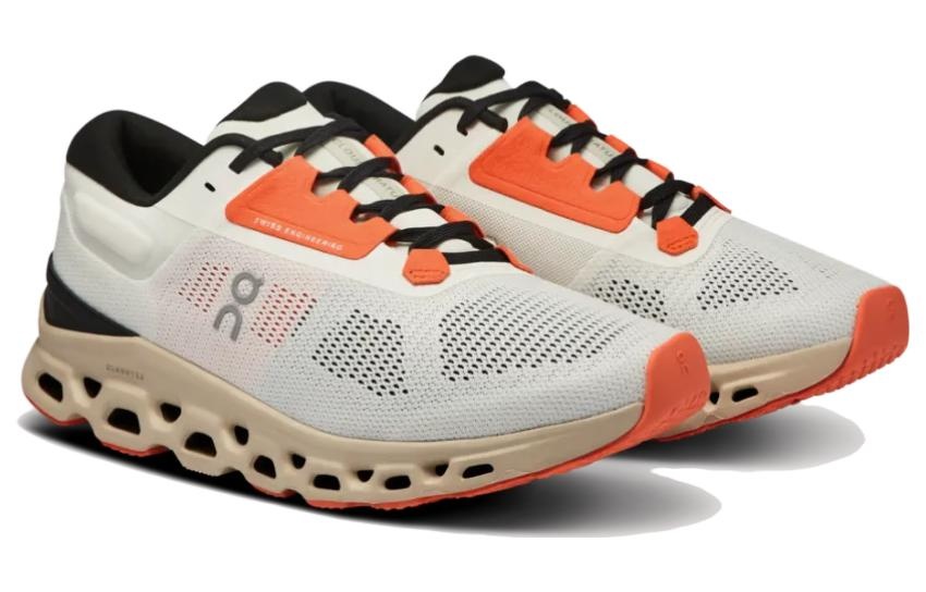 (WMNS) On Running Cloudstratus 3 'Undyed White Sand Orange' 3WD30121148 - 3