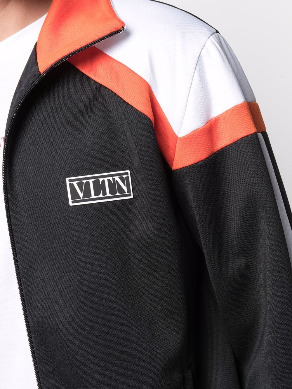 VLTN-motif zip-up jacket - 5