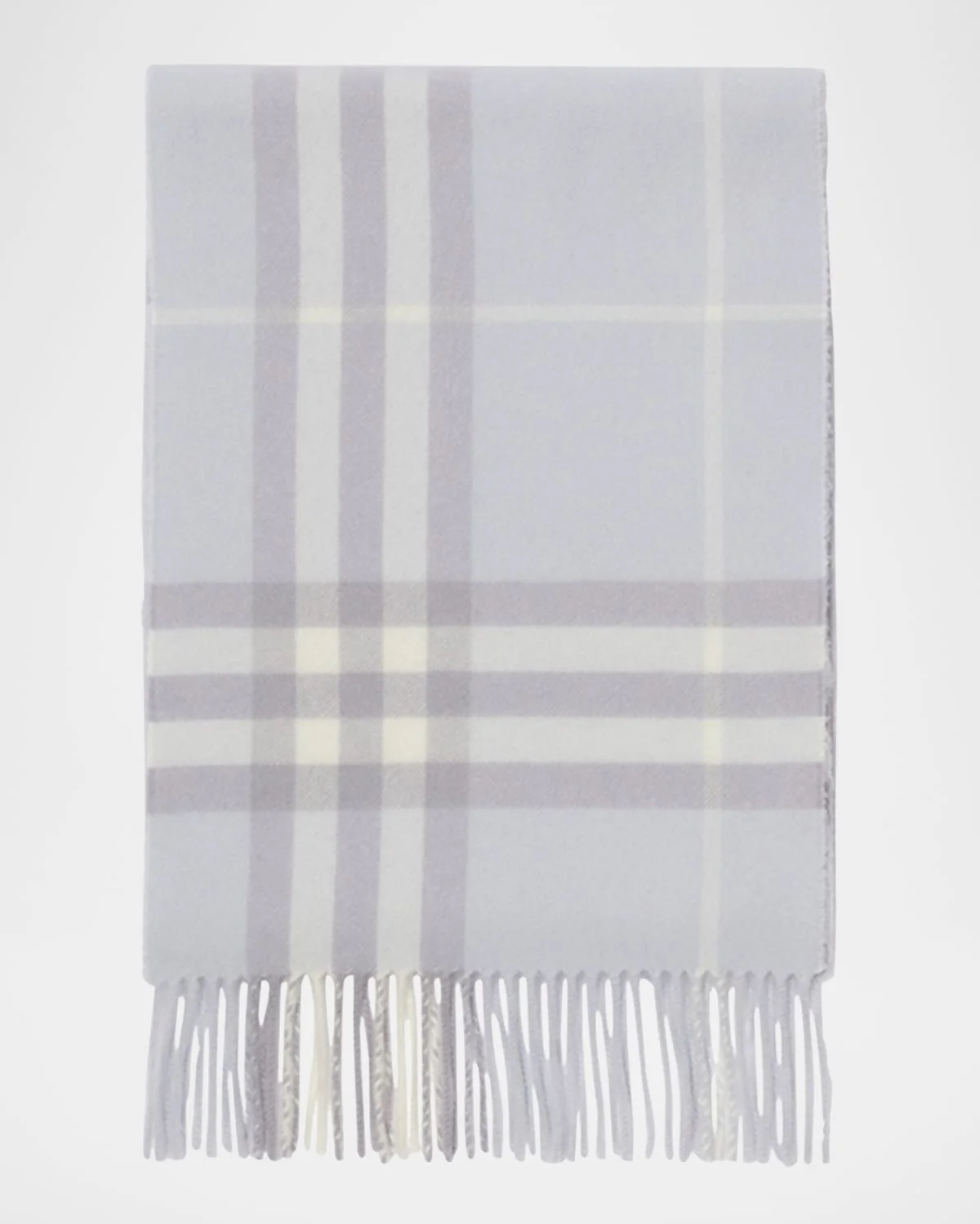 Giant Check Cashmere Scarf - 1