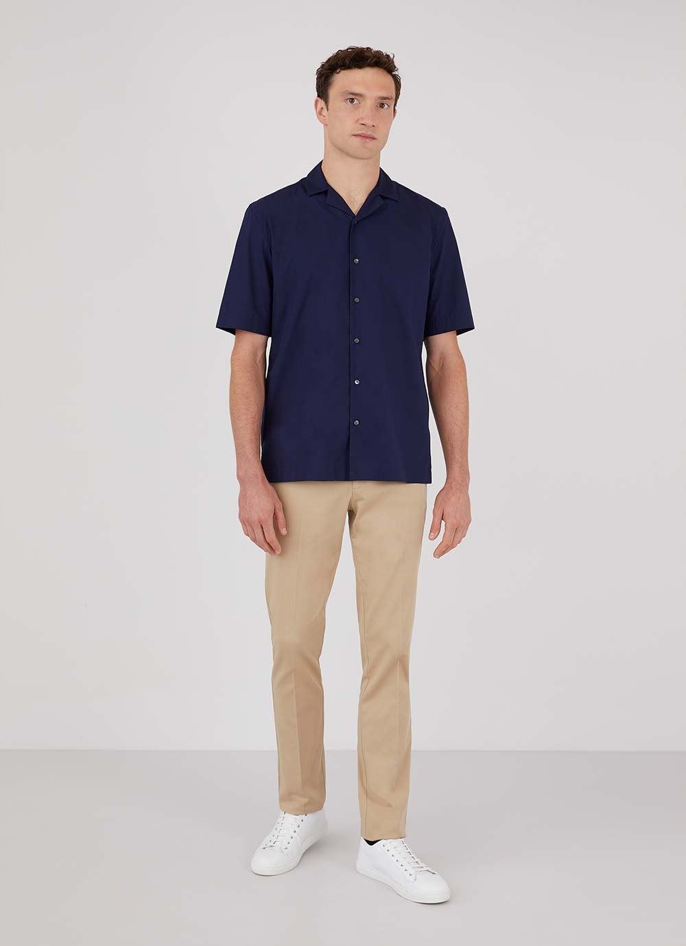 Sea Island Cotton Camp Collar Shirt - 3