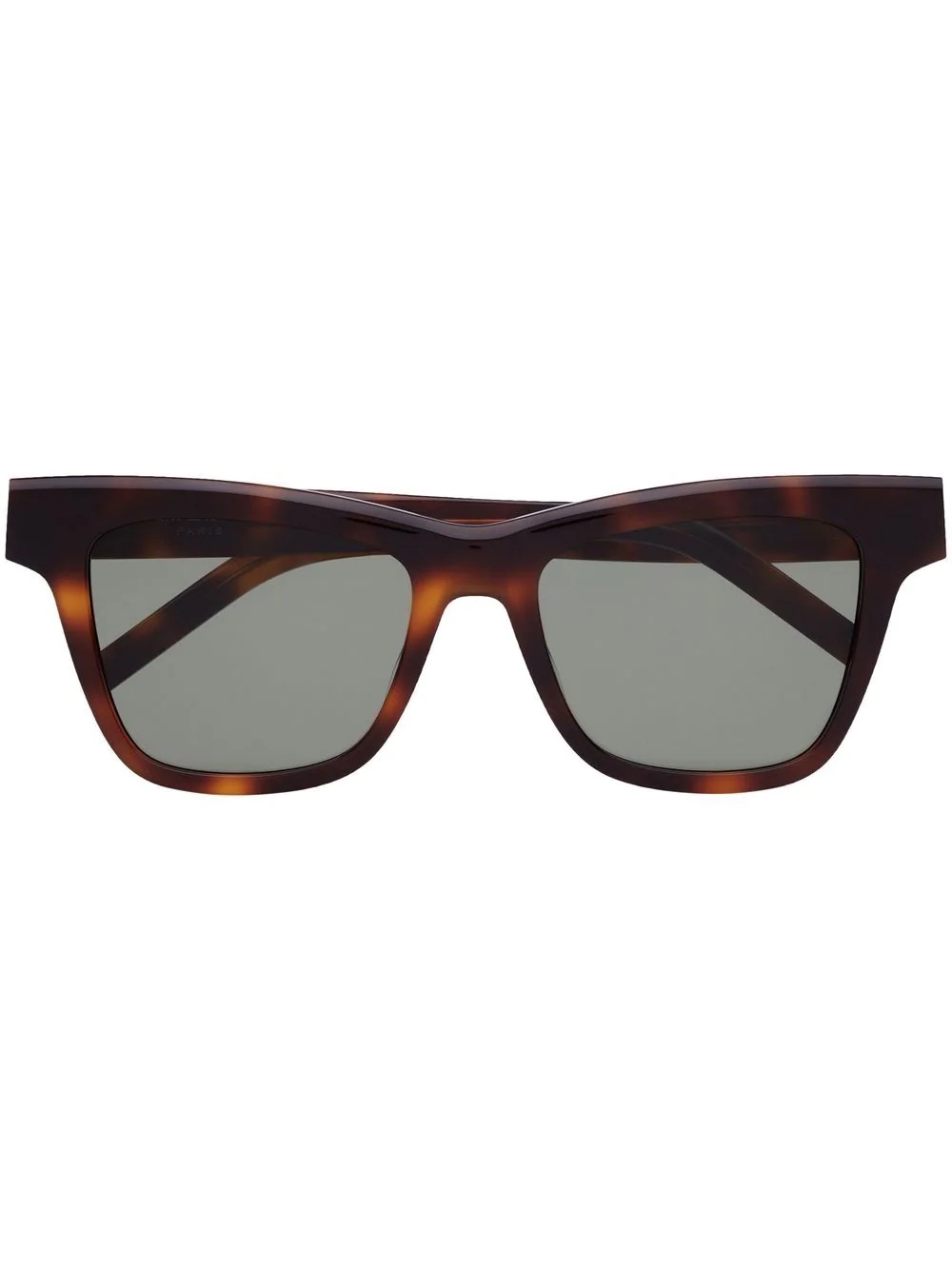 tortoiseshell rectangle-frame sunglasses - 1