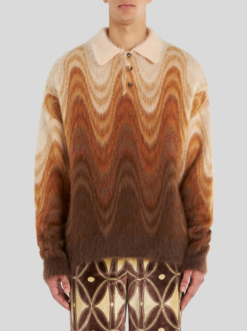 DEGRADÉ JACQUARD POLO JUMPER 2