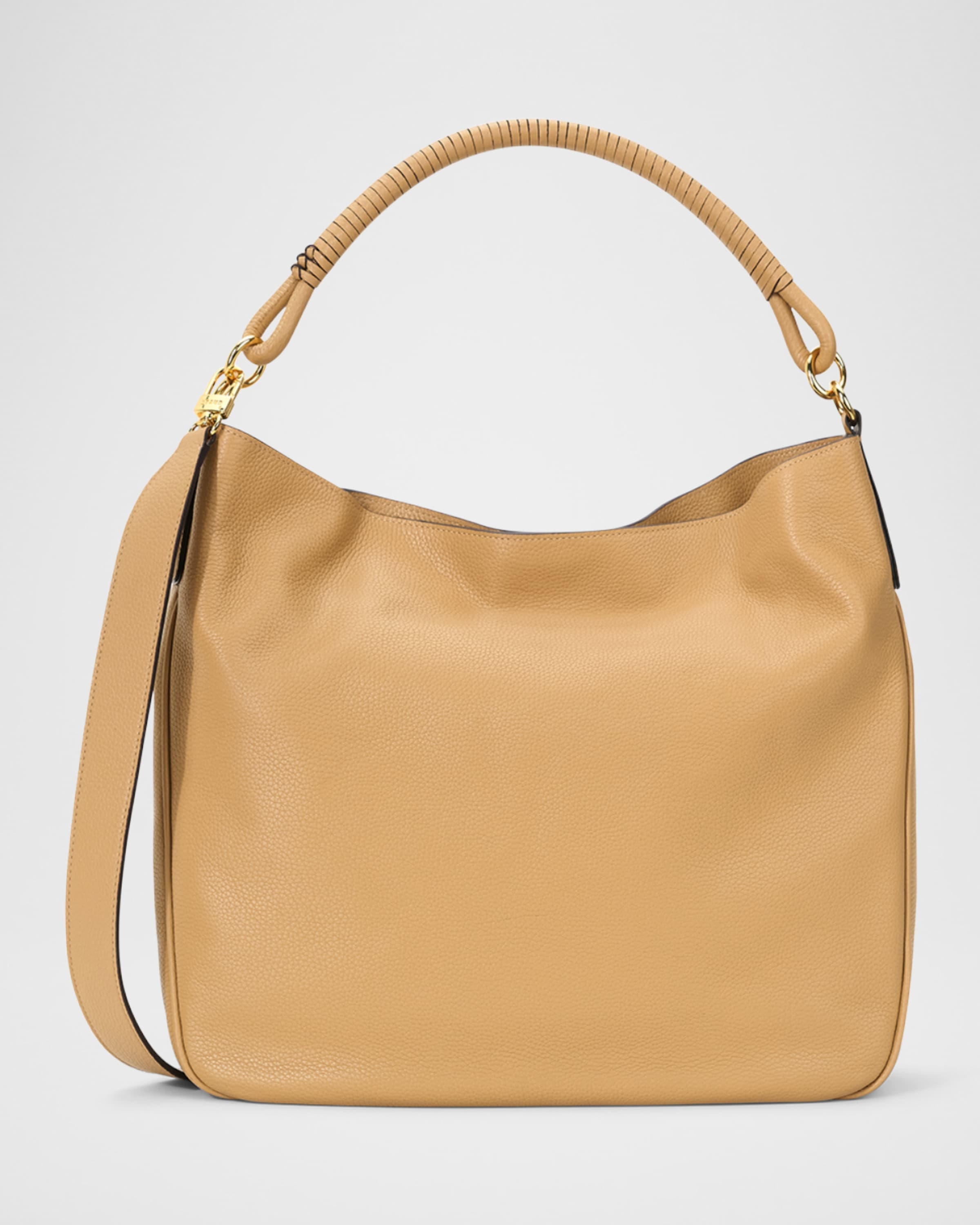 Perry Calf Leather Hobo Bag - 1