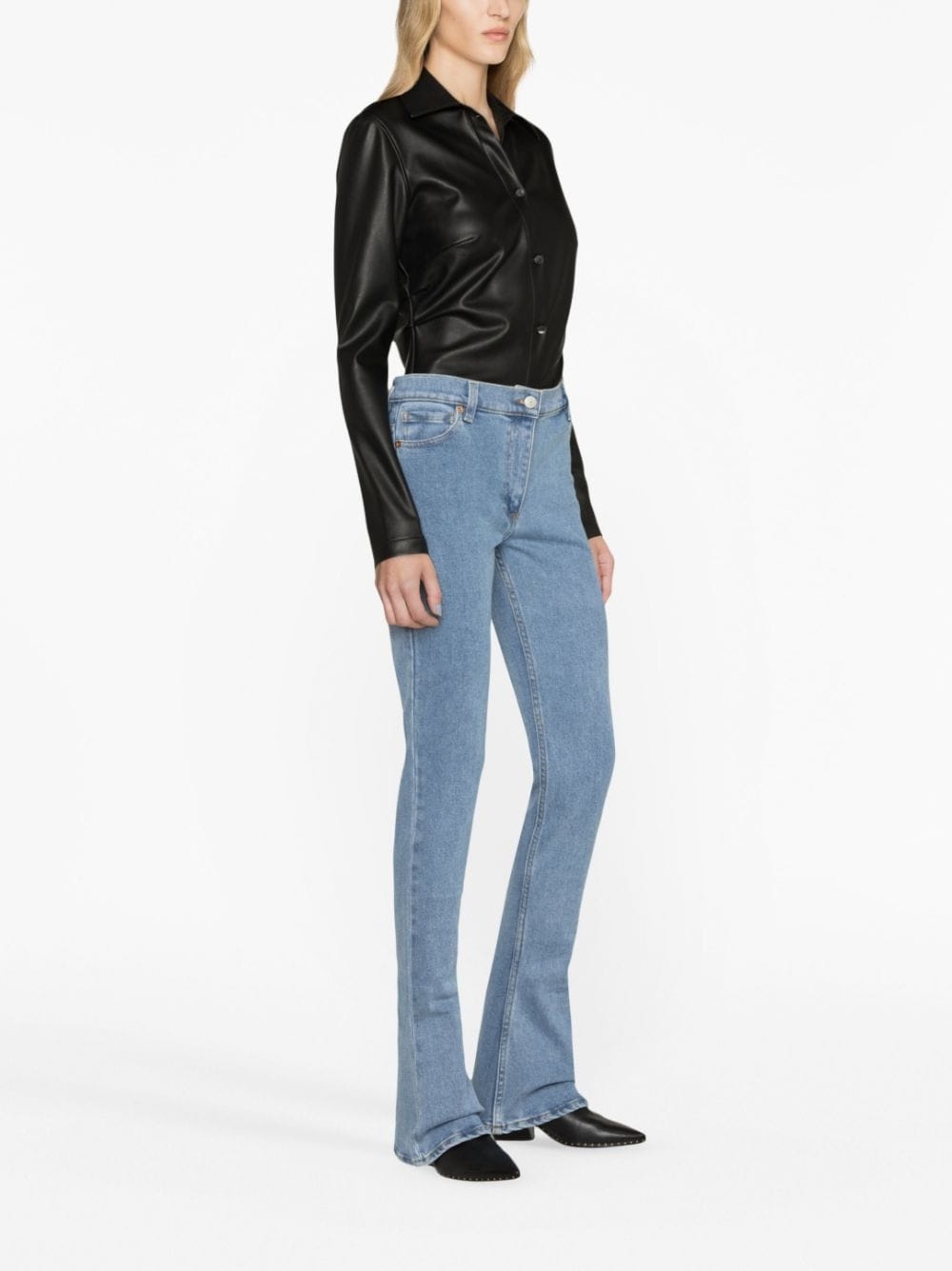 flared-leg jeans - 4