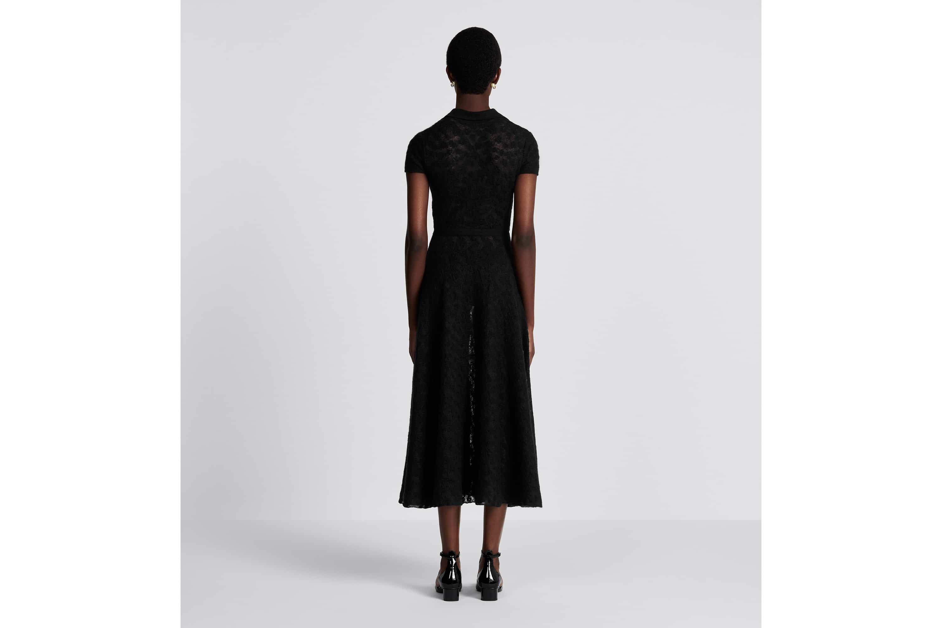 Mid-Length Flared Shirt Dress - 6