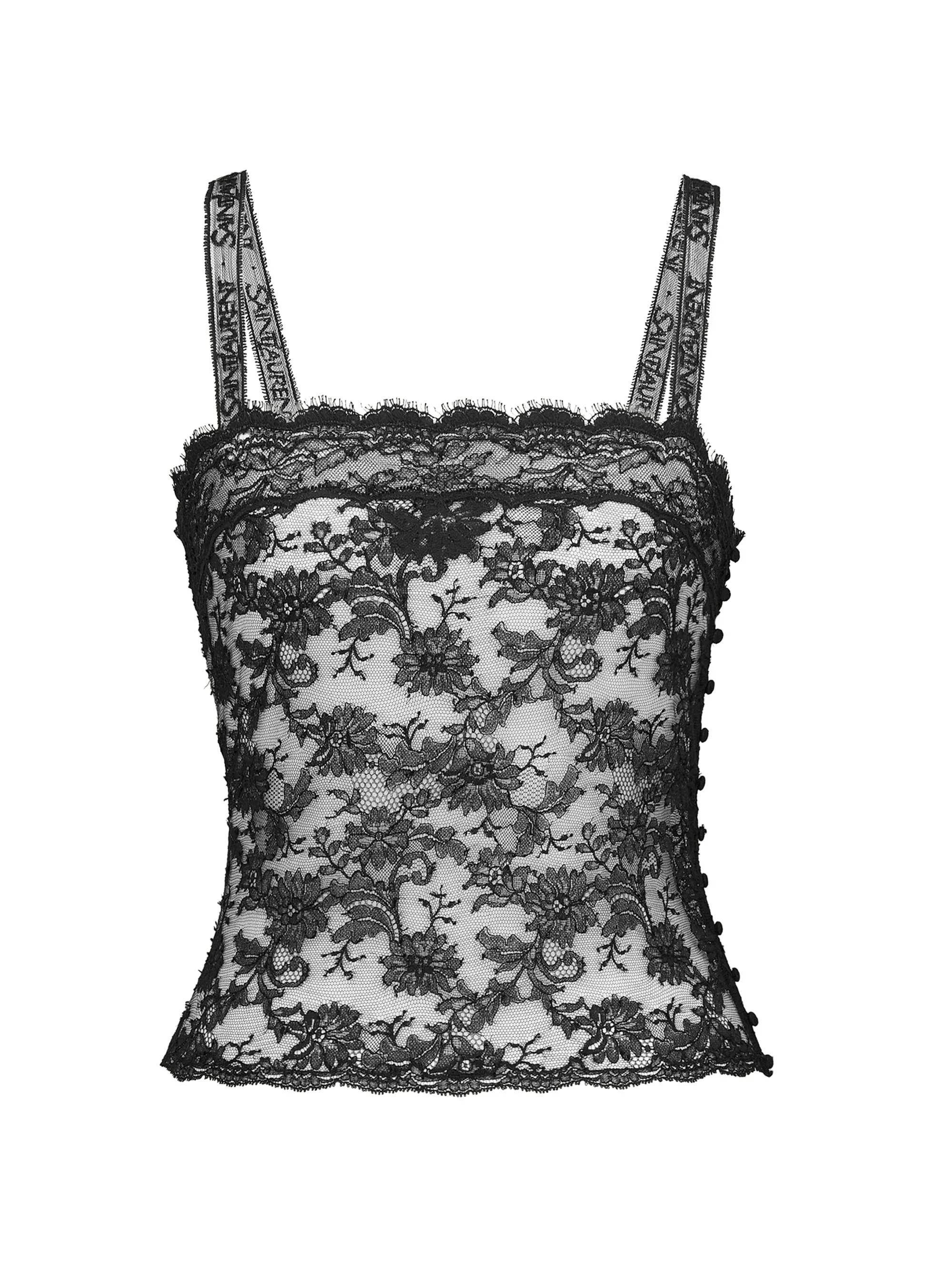 Women's Lace Camisole - Noir - 1