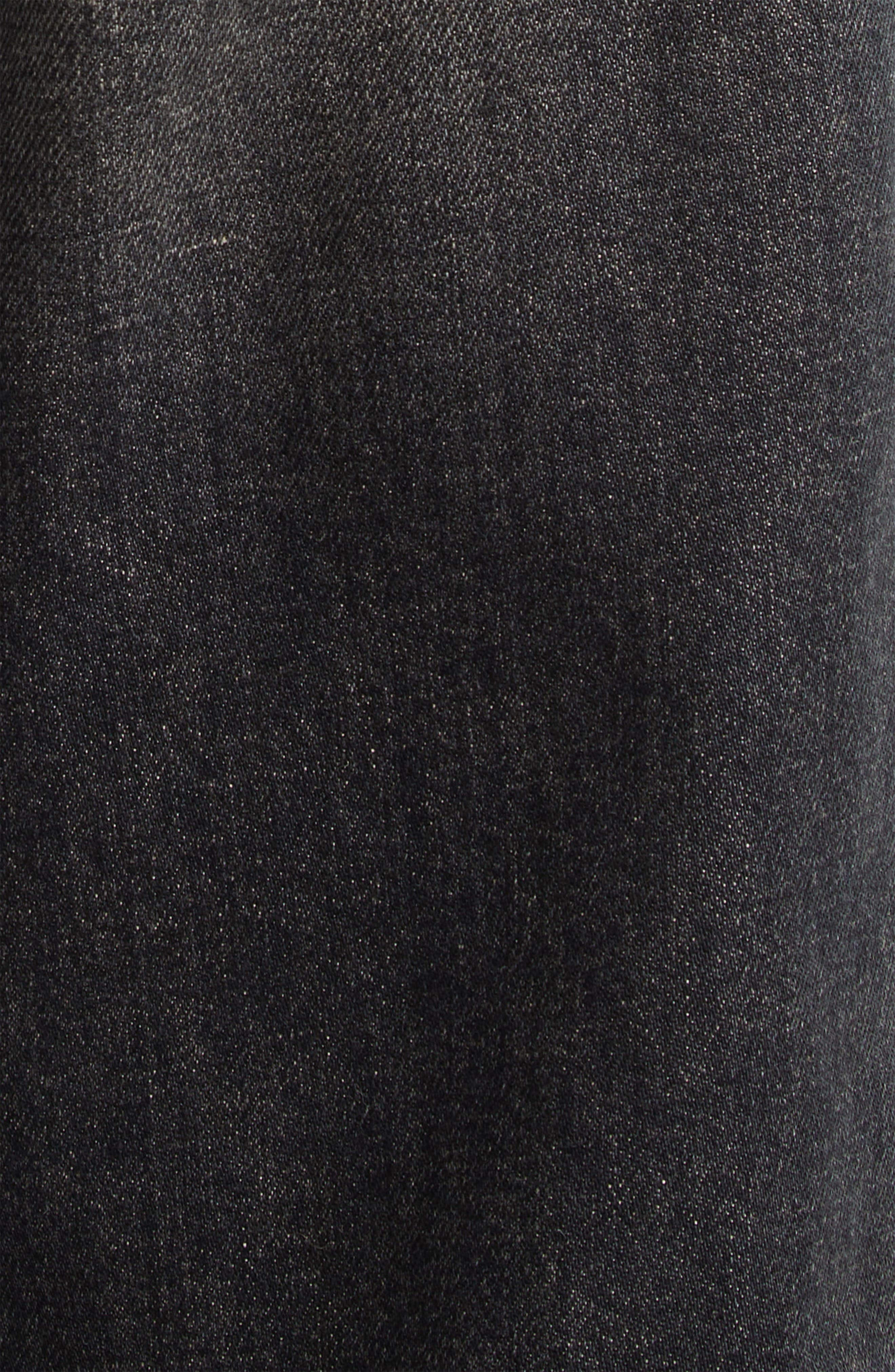 R13 Cuffed Ex-Boyfriend Jeans in Abbey Black at Nordstrom - 7
