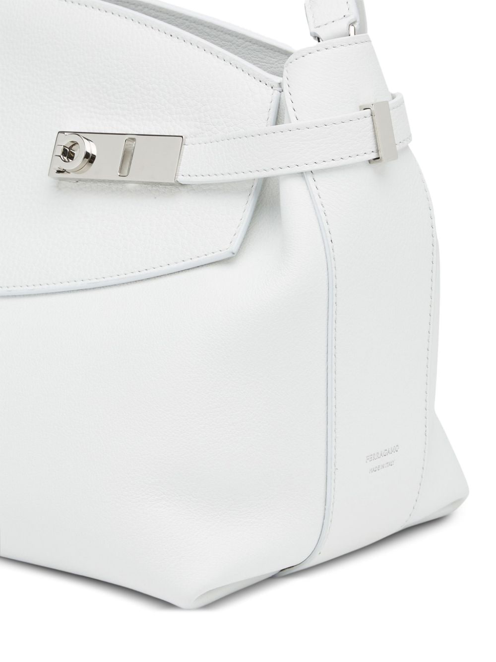 Hug leather clutch bag - 4