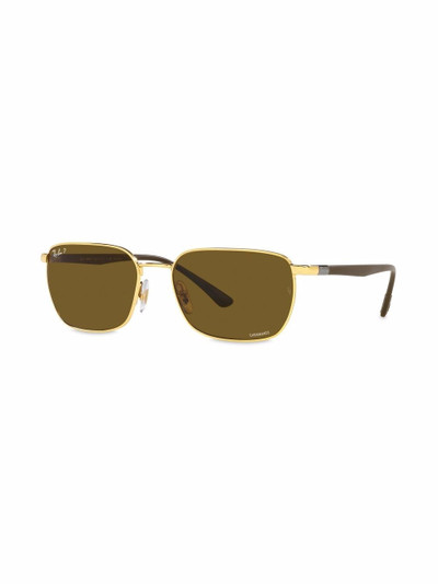 Ray-Ban Chromance rectangle-frame sunglasses outlook