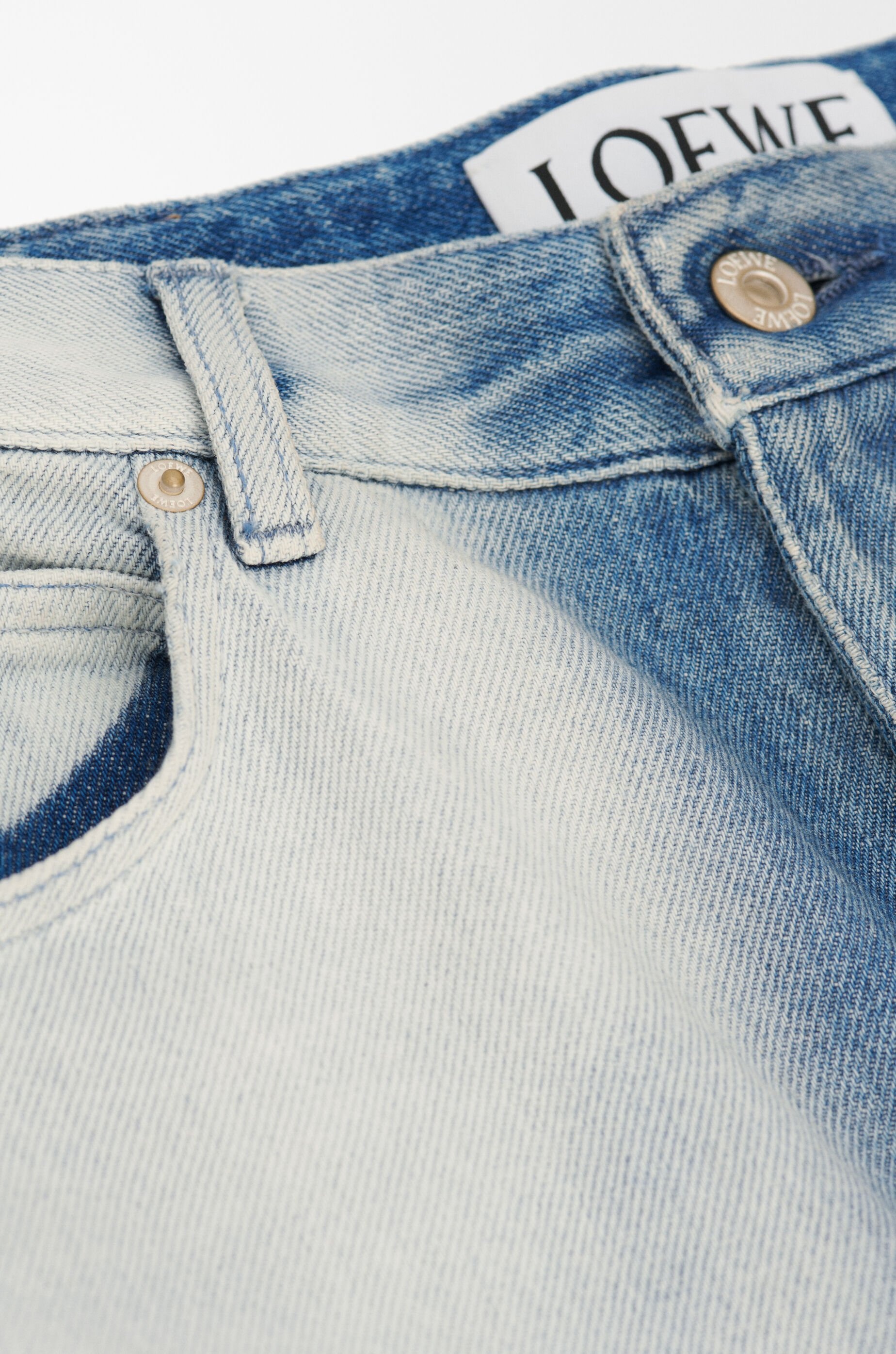 Straight leg jeans in denim - 6