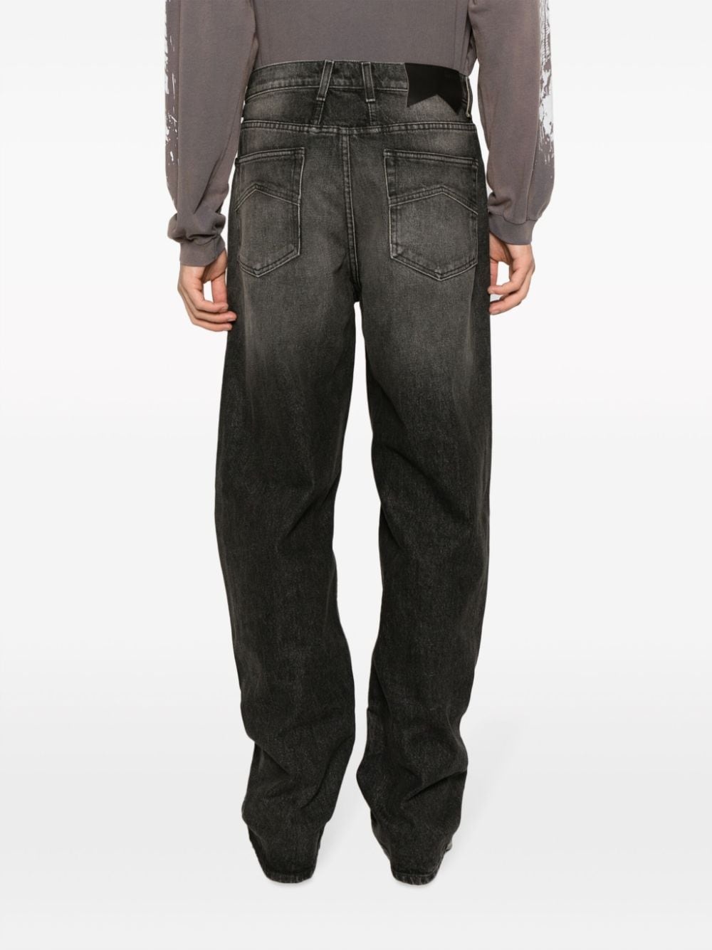 mid-rise wide-leg jeans - 4