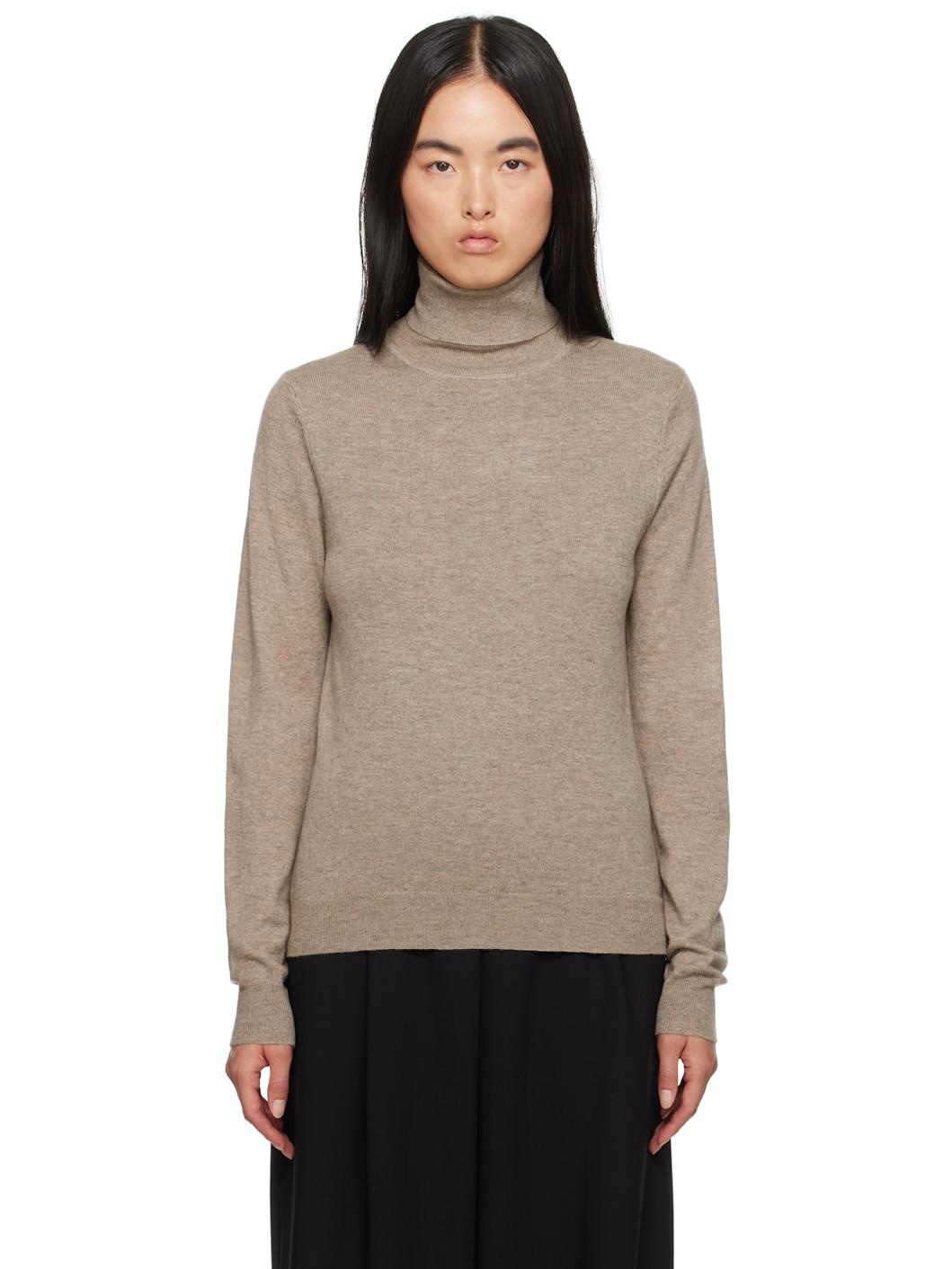 Taupe Frederica Turtleneck - 1