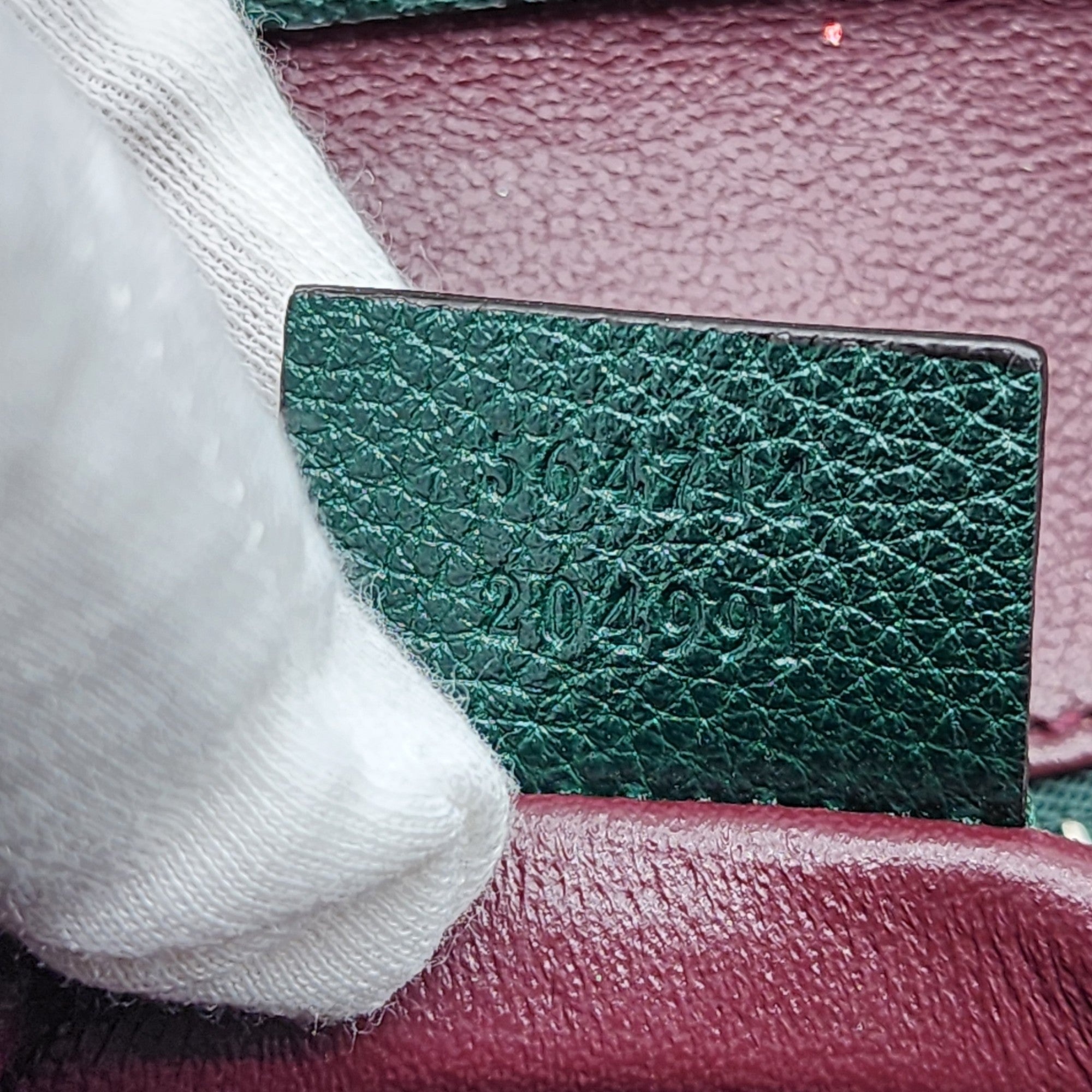 Gucci Medium Zumi Top Handle Bag in Green - 14