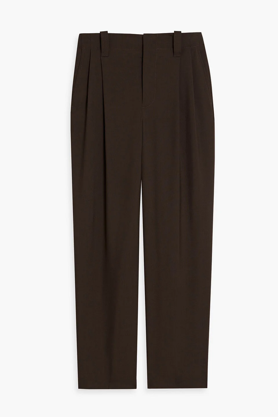 Wool straight-leg pants - 1