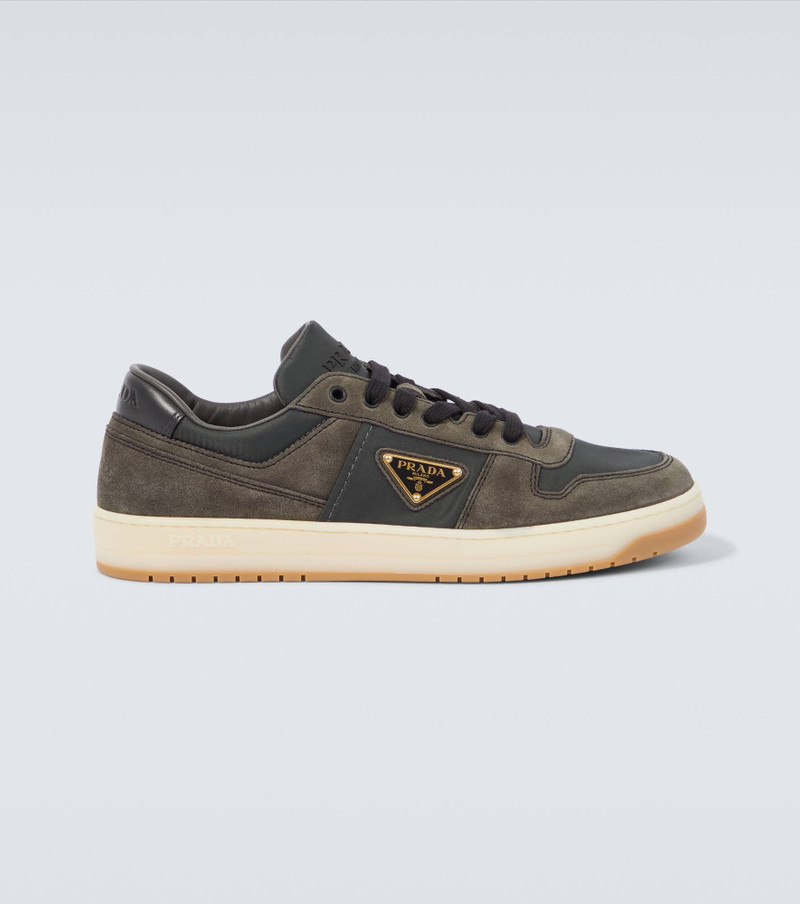 Re-Nylon and suede sneakers 1