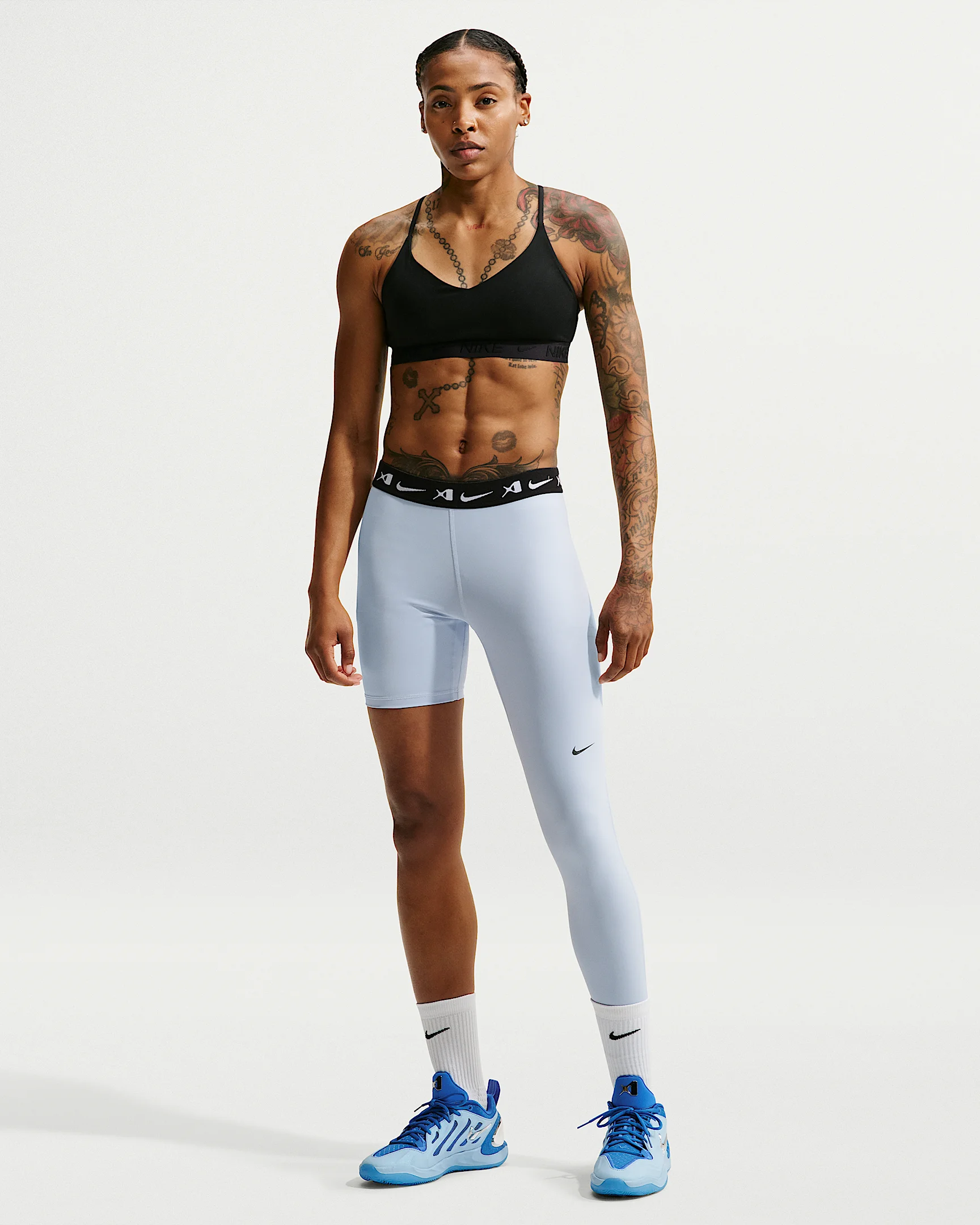 A'ja Wilson Women's A'symmetric Reversible Single-Leg Basketball Leggings - 1