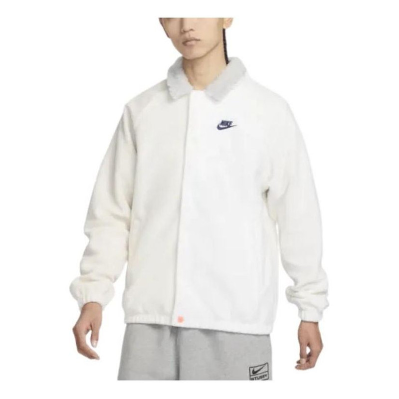 Nike Sportswear Knit Jacket 'White' FB1827-133 - 1