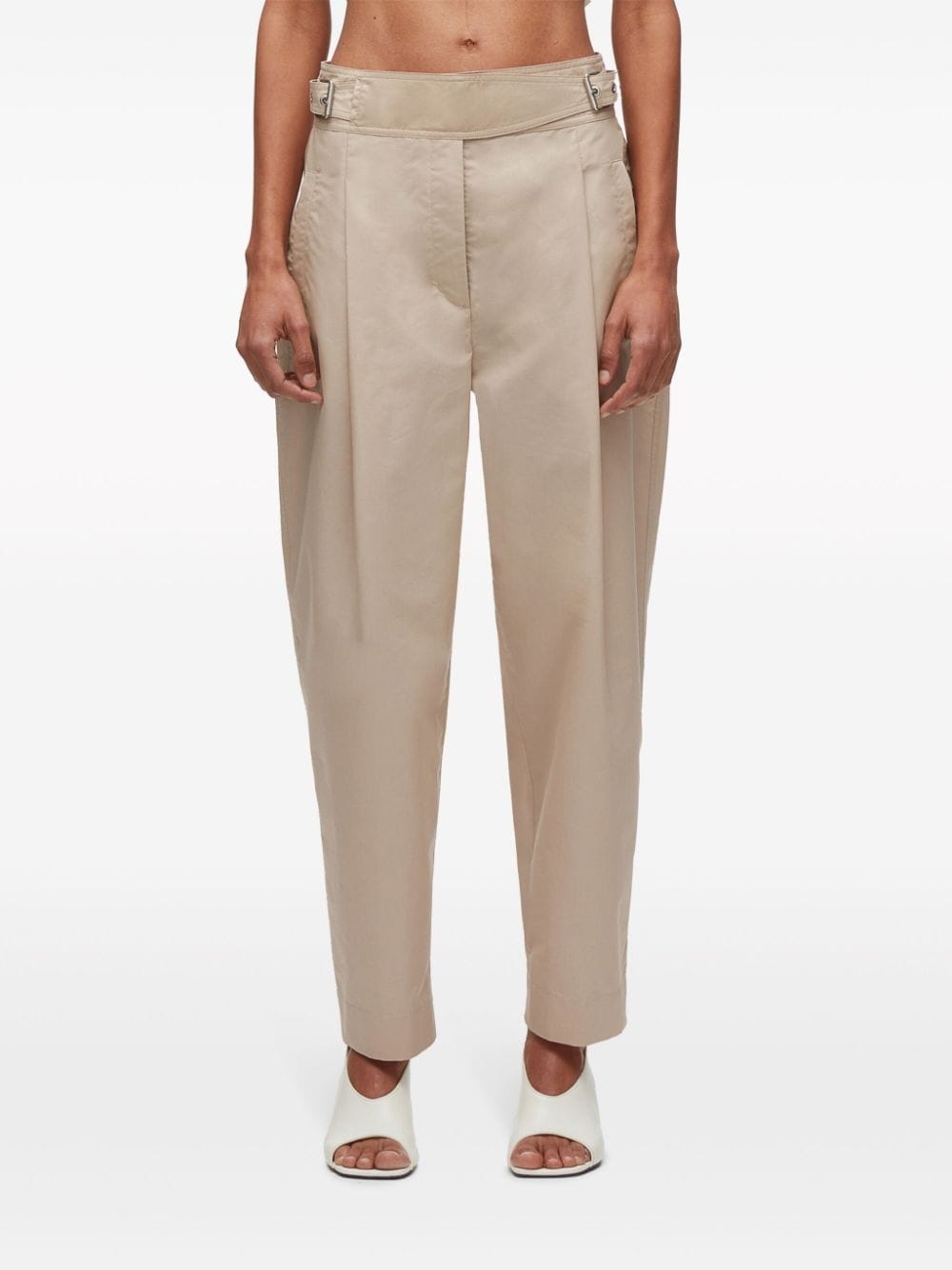 buckled tapered trousers - 3