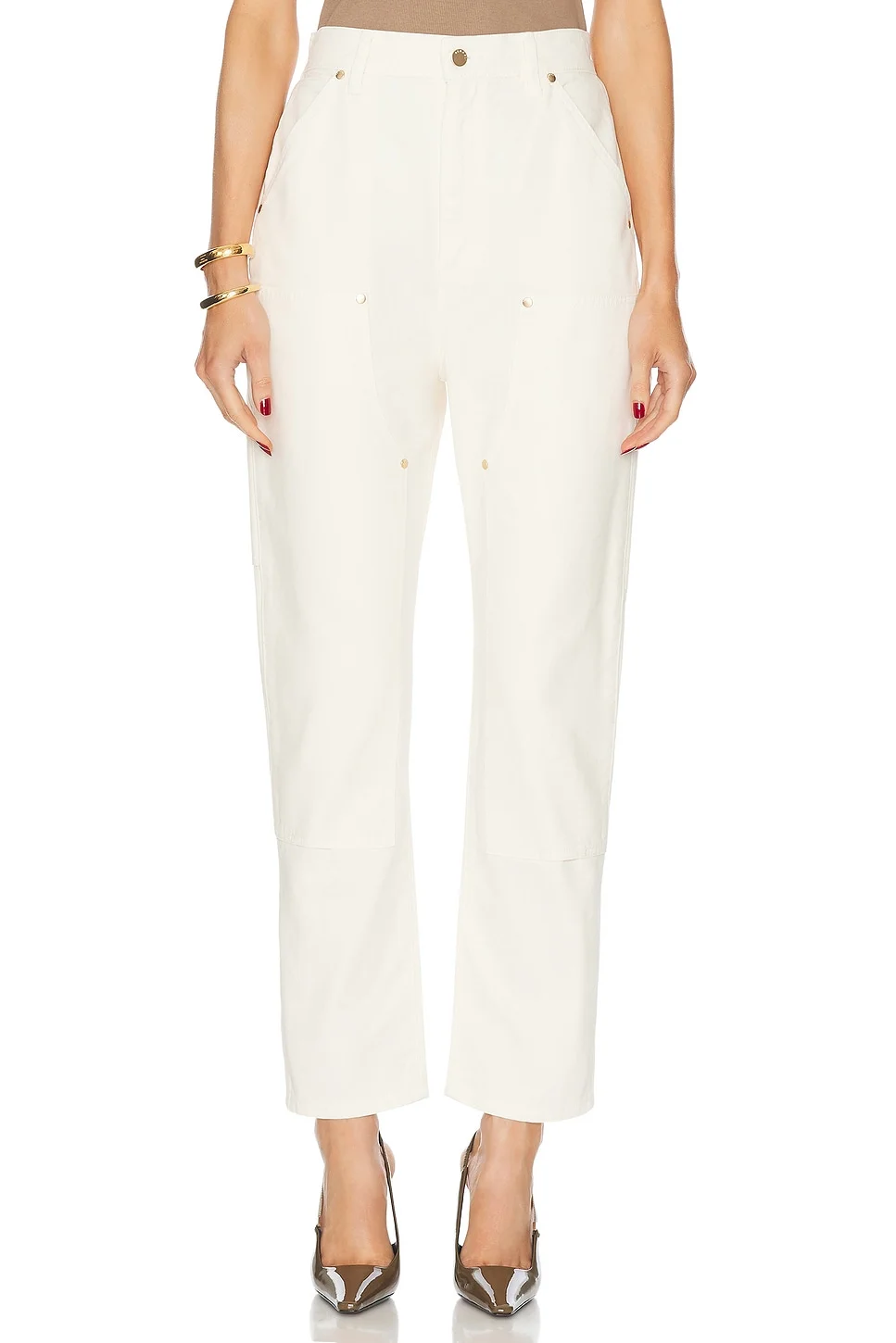 Slim Work Straight Leg Jeans - 1