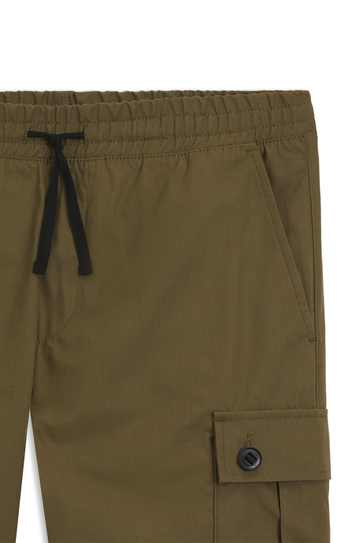 REGULAR-FIT CARGO TROUSERS IN RIPSTOP COTTON - 6