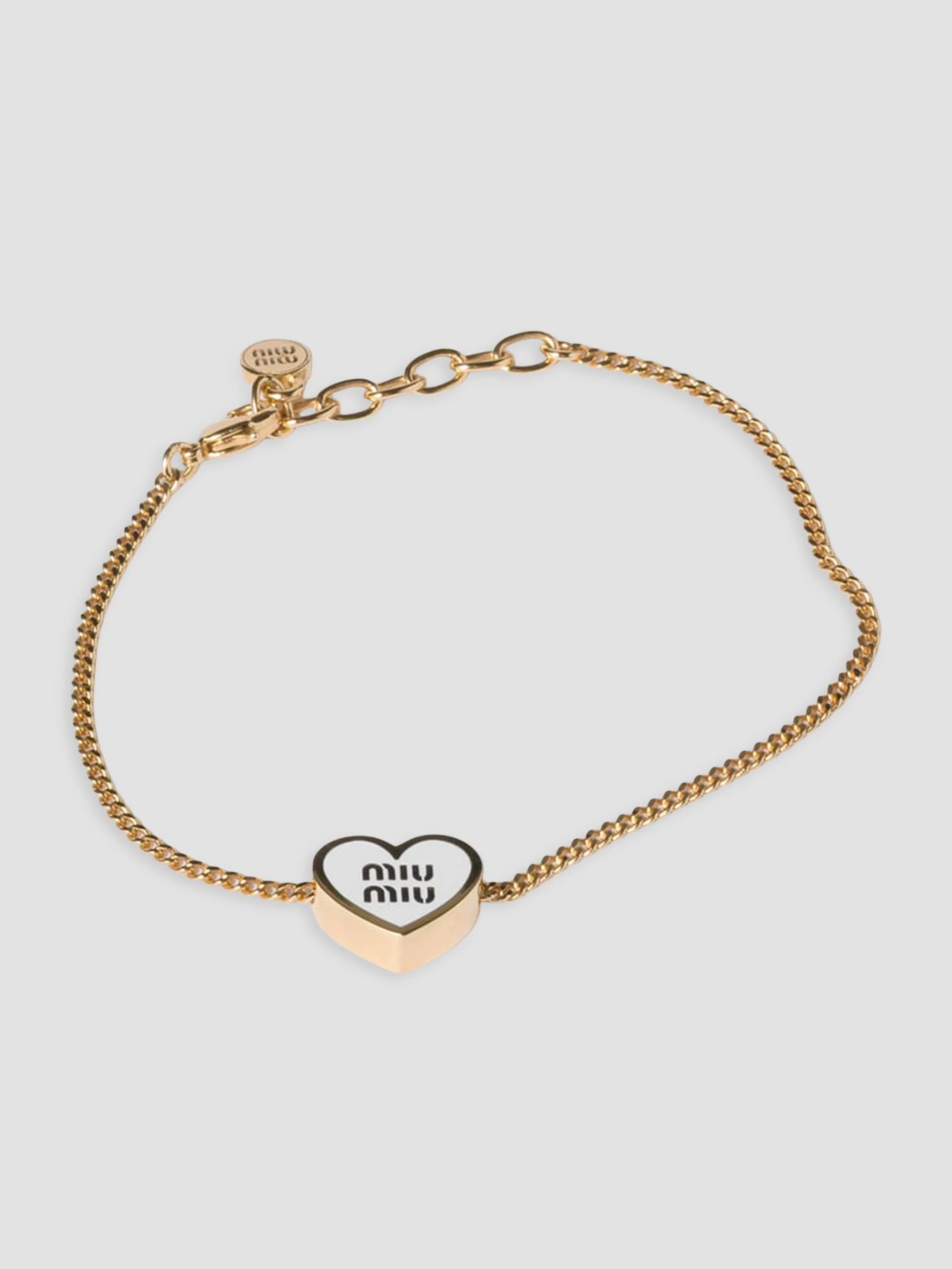 Women's Metal Bracelet - Gold White - 1