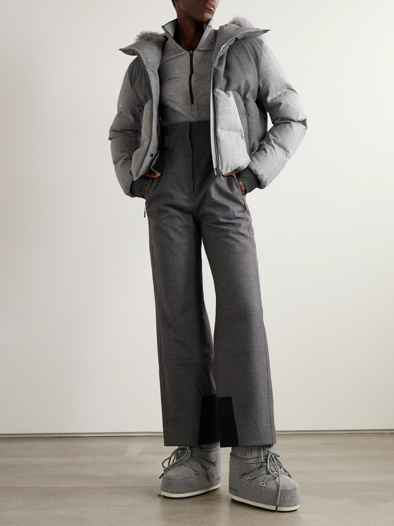 SEASE Arlo Vampire 3.0 Hooded Quilted Striped Cashmere-blend Down Ski Jacket outlook