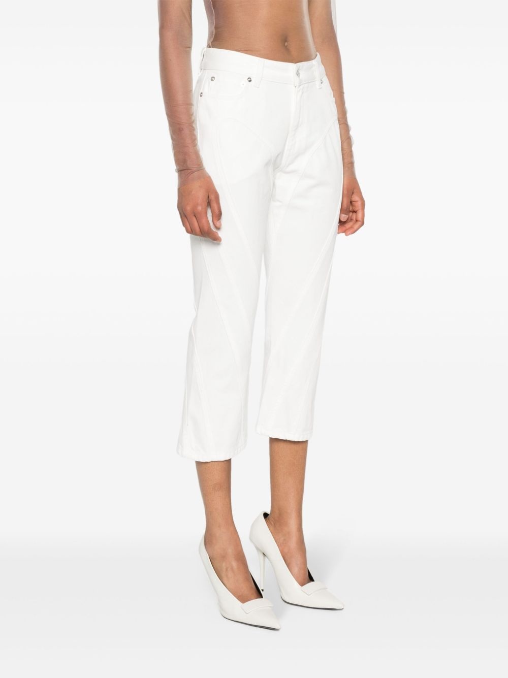 seam-detail straight-leg jeans - 3