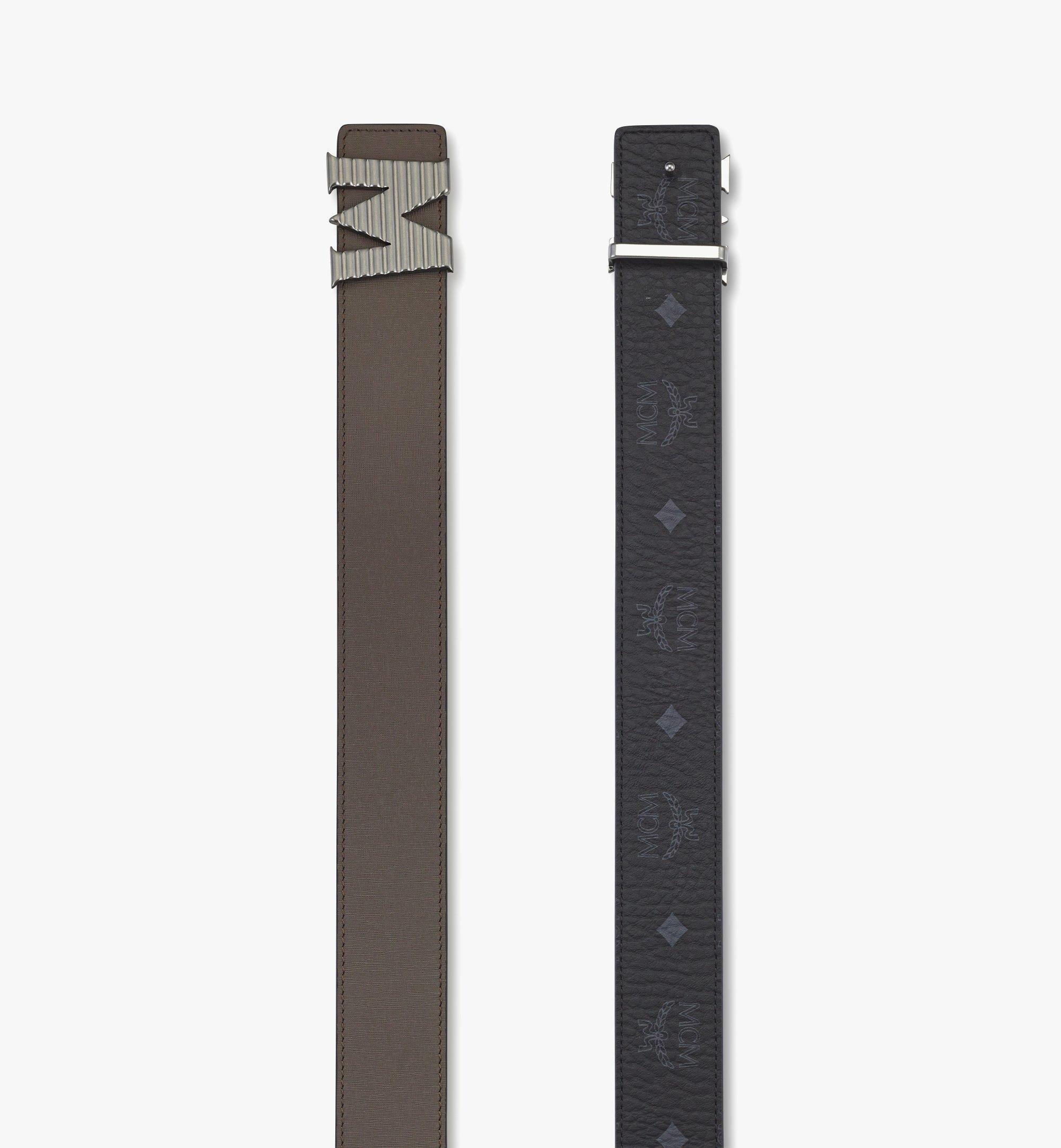 Claus Fluted M Belt 1.5” in Embossed Leather - 2