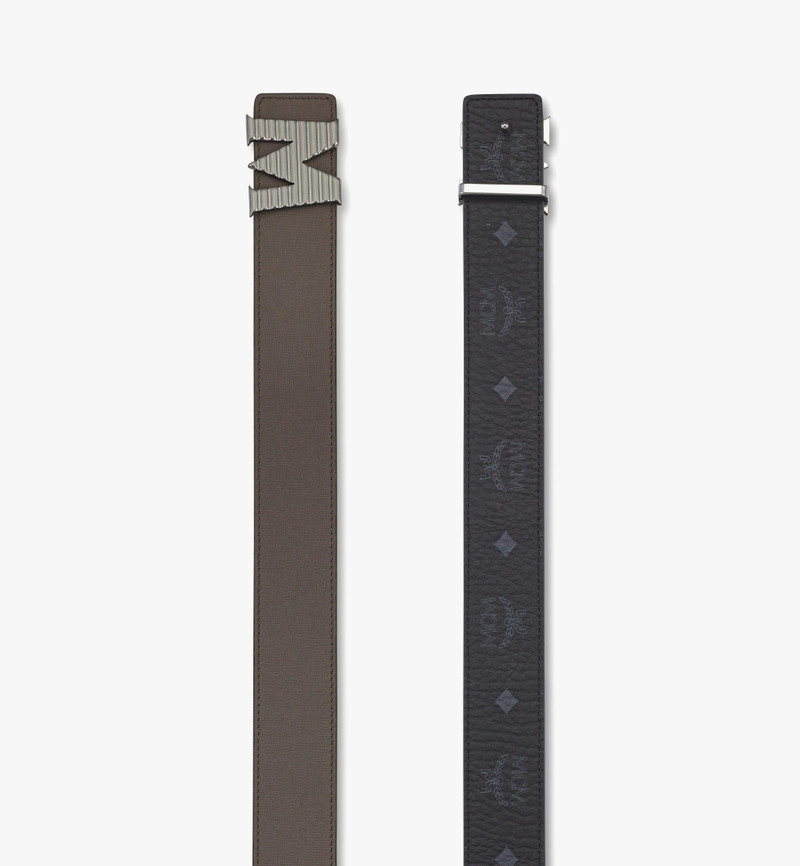 MCM Claus Fluted M Belt 1.5” in Embossed Leather outlook