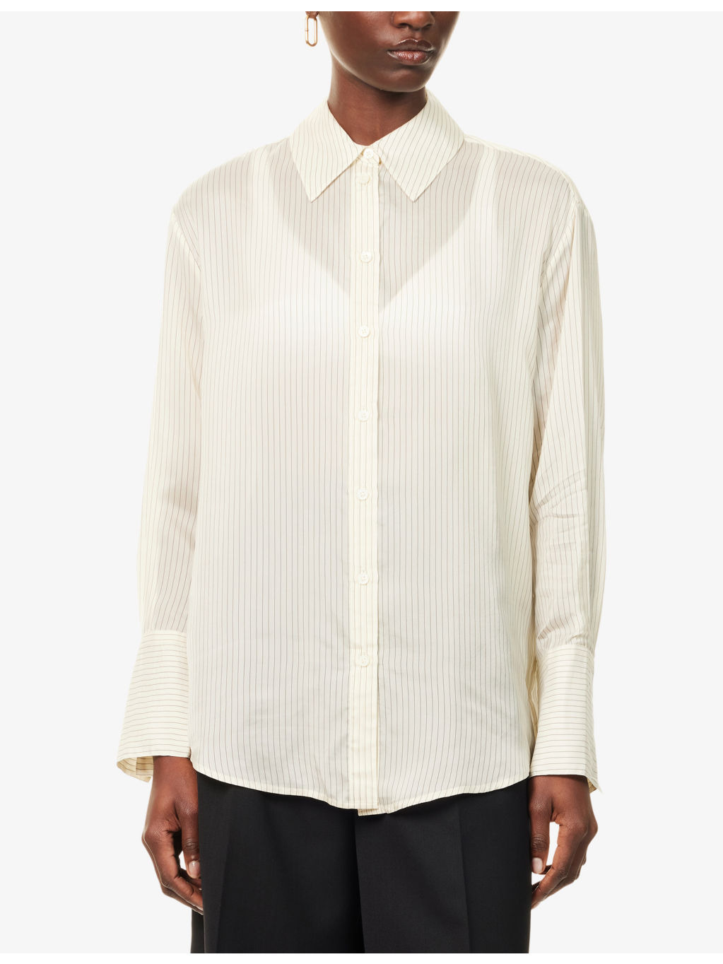 Bridget Striped Woven Shirt - 3