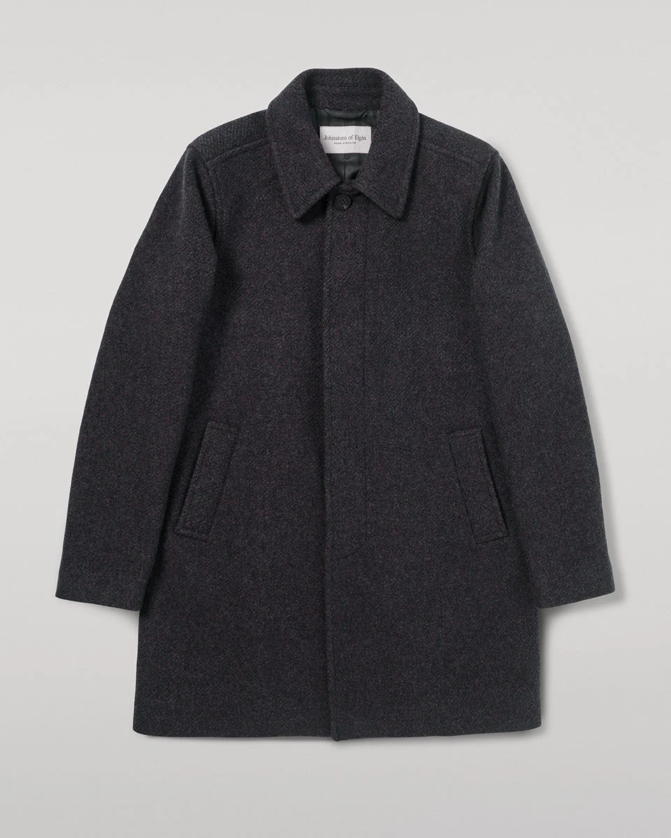 Wool Grey Car Coat - 1