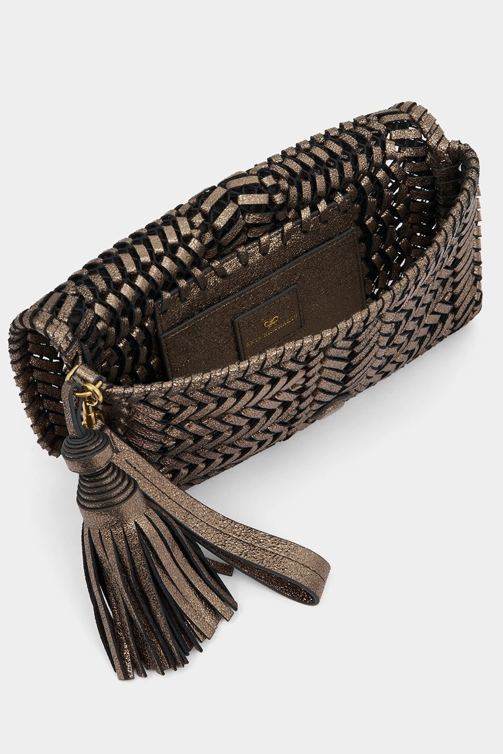 The Neeson Tassel Clutch - Smog - 5