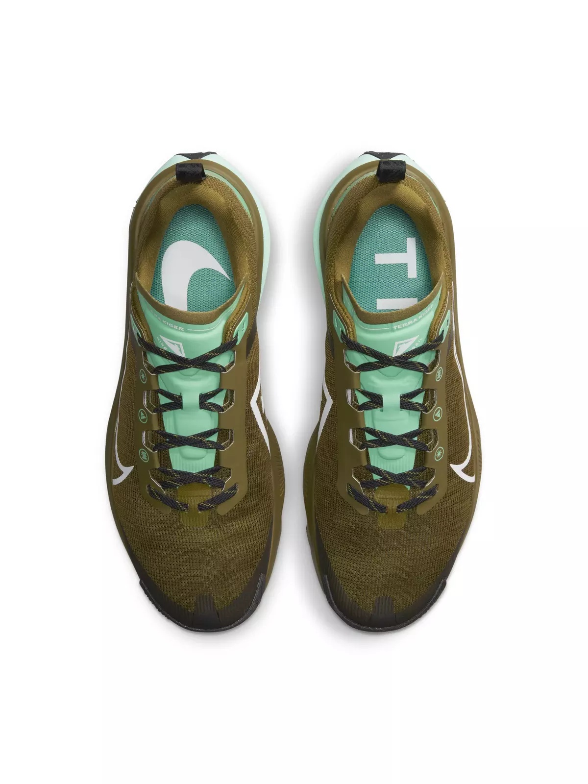 Terra Kiger 9 "Olive Flak/Spring Green/Black/White" Men's Trail Running Shoe - 4