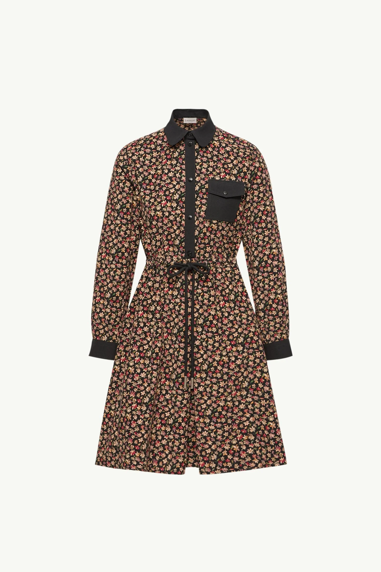 Printed Corduroy Dress - 1